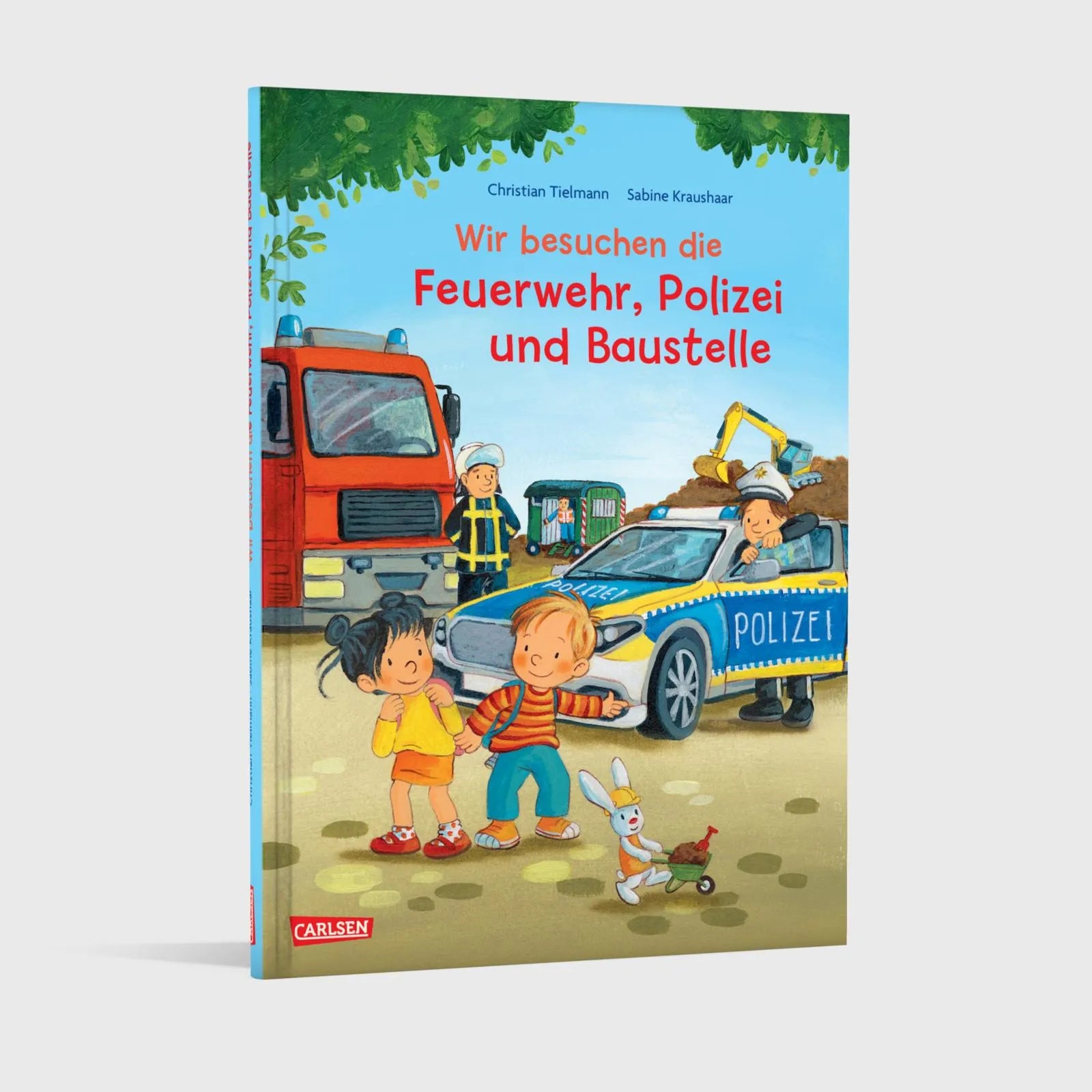 Abbildung von 'Max-Bilderbücher: Wir besuchen die Feuerwehr, Polizei und Baustelle'