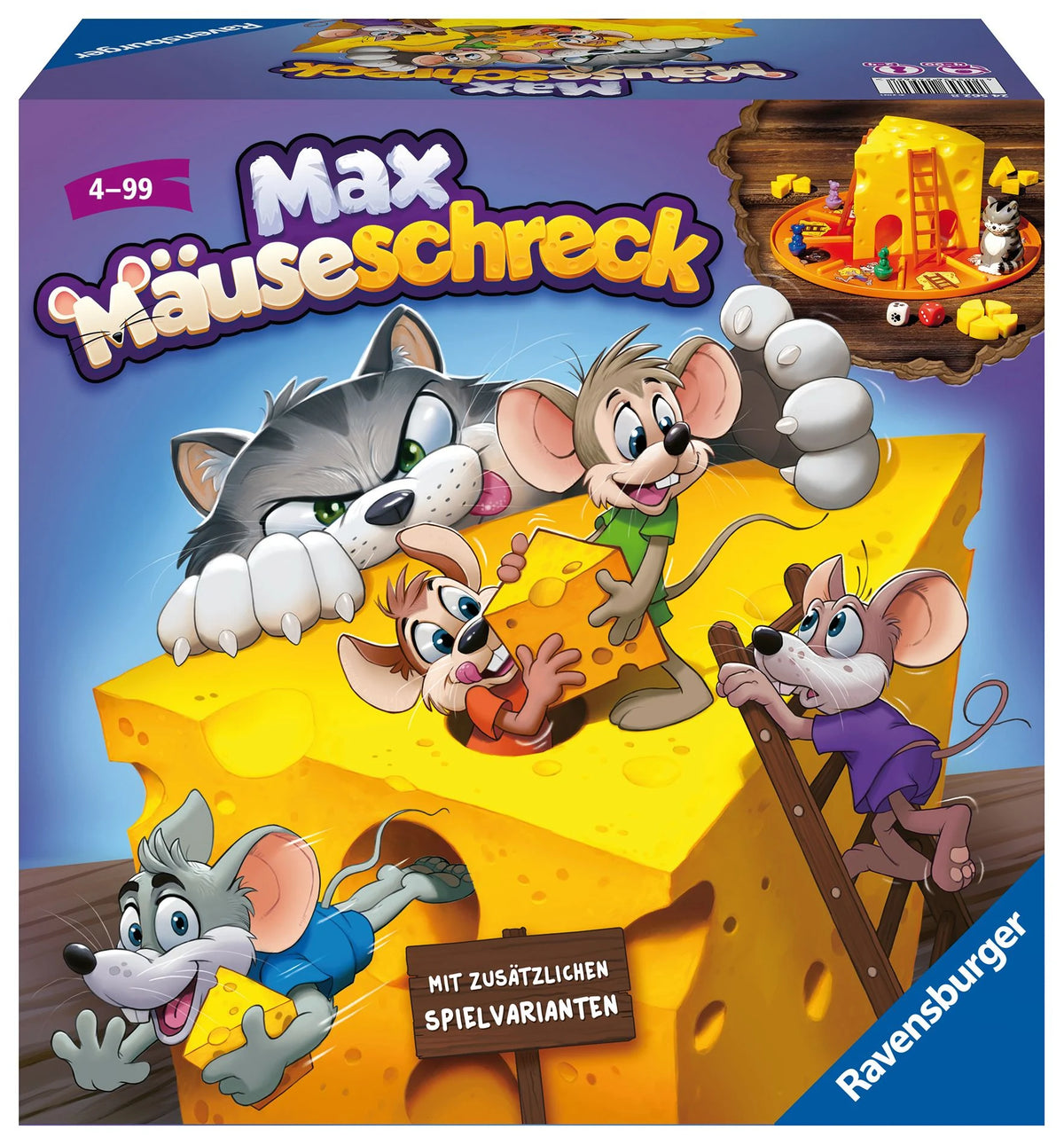 Kinderspiel: Max Mäuseschreck - Kinderspiel ab 4 Jahre