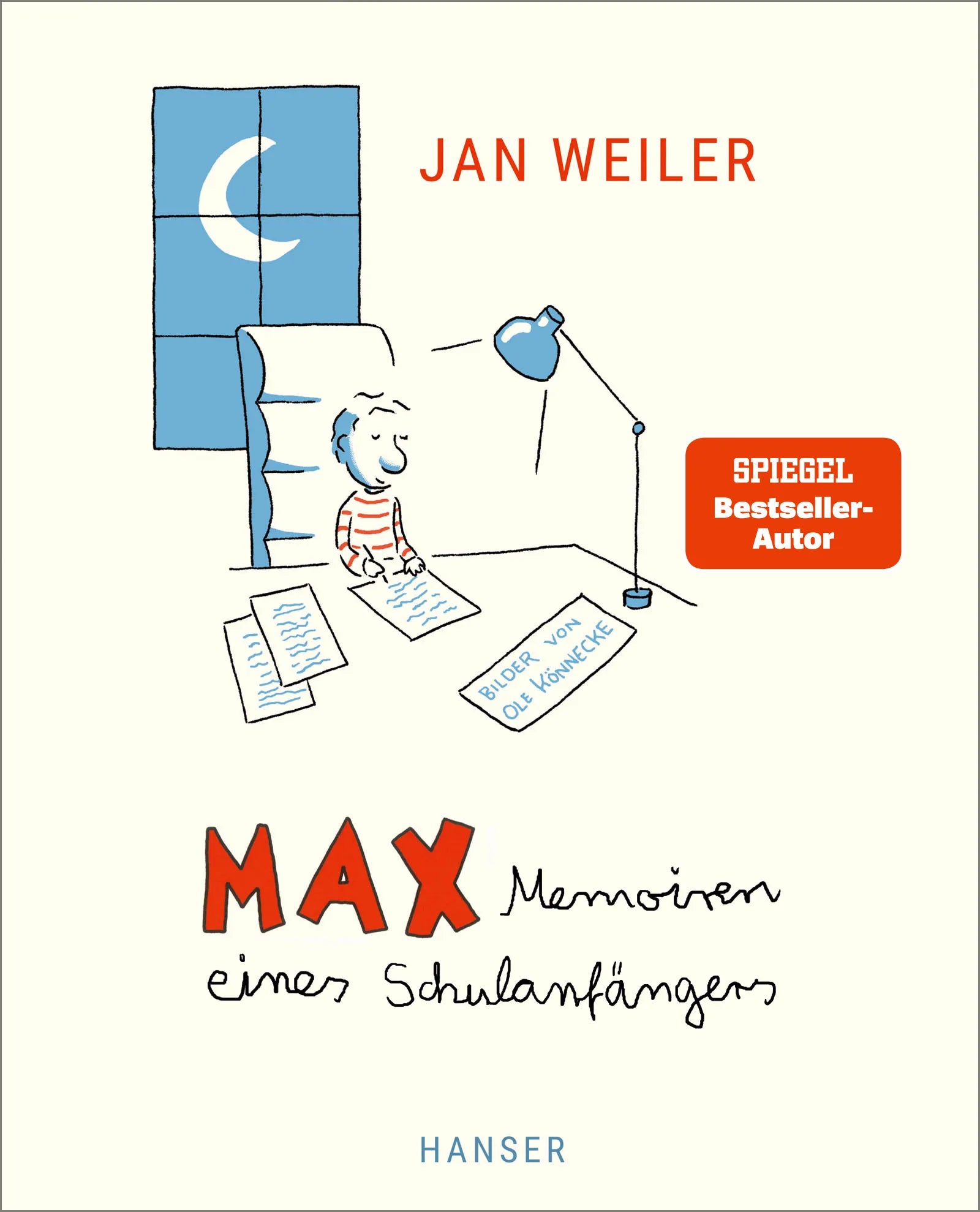 Buchcover von 'Max - Memoiren eines Schulanfängers' - Gebundene Ausgabe von Jan Weiler