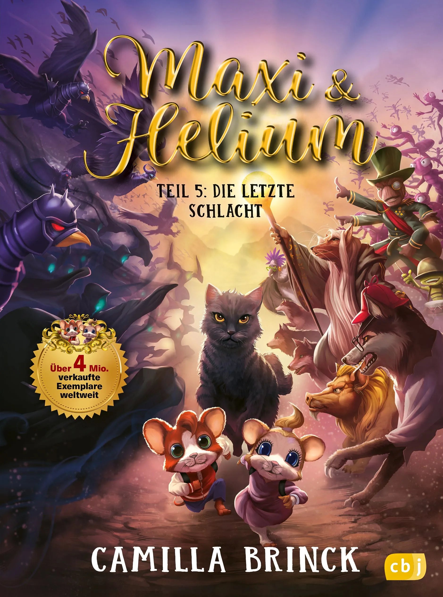Cover: Maxi & Helium – Die letzte Schlacht (Hardcover) von Camilla Brinck