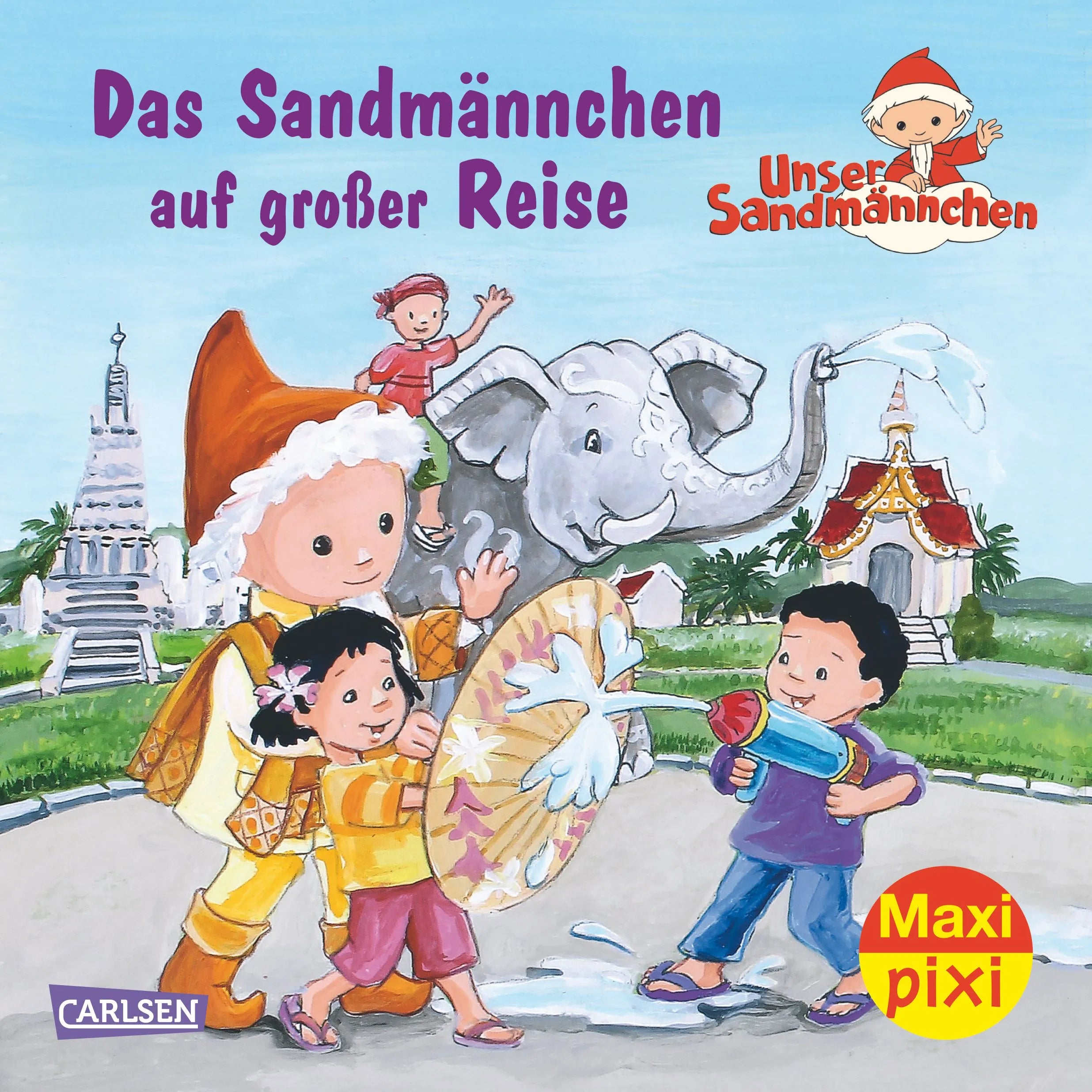 Buchcover von 'Maxi Pixi 186: Das Sandmännchen auf großer Reise' - Taschenbuch von Simone Nettingsmeier