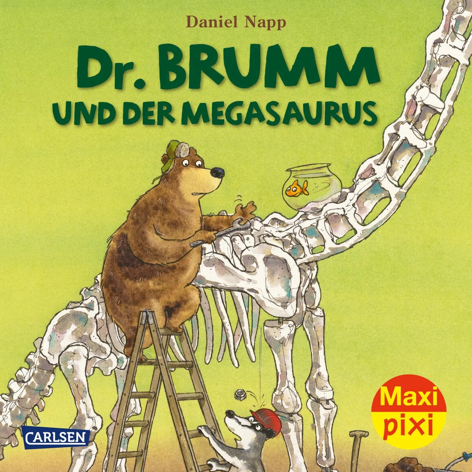 Buchcover von 'Maxi Pixi 375: Dr. Brumm und der Megasaurus' - Taschenbuch von Daniel Napp