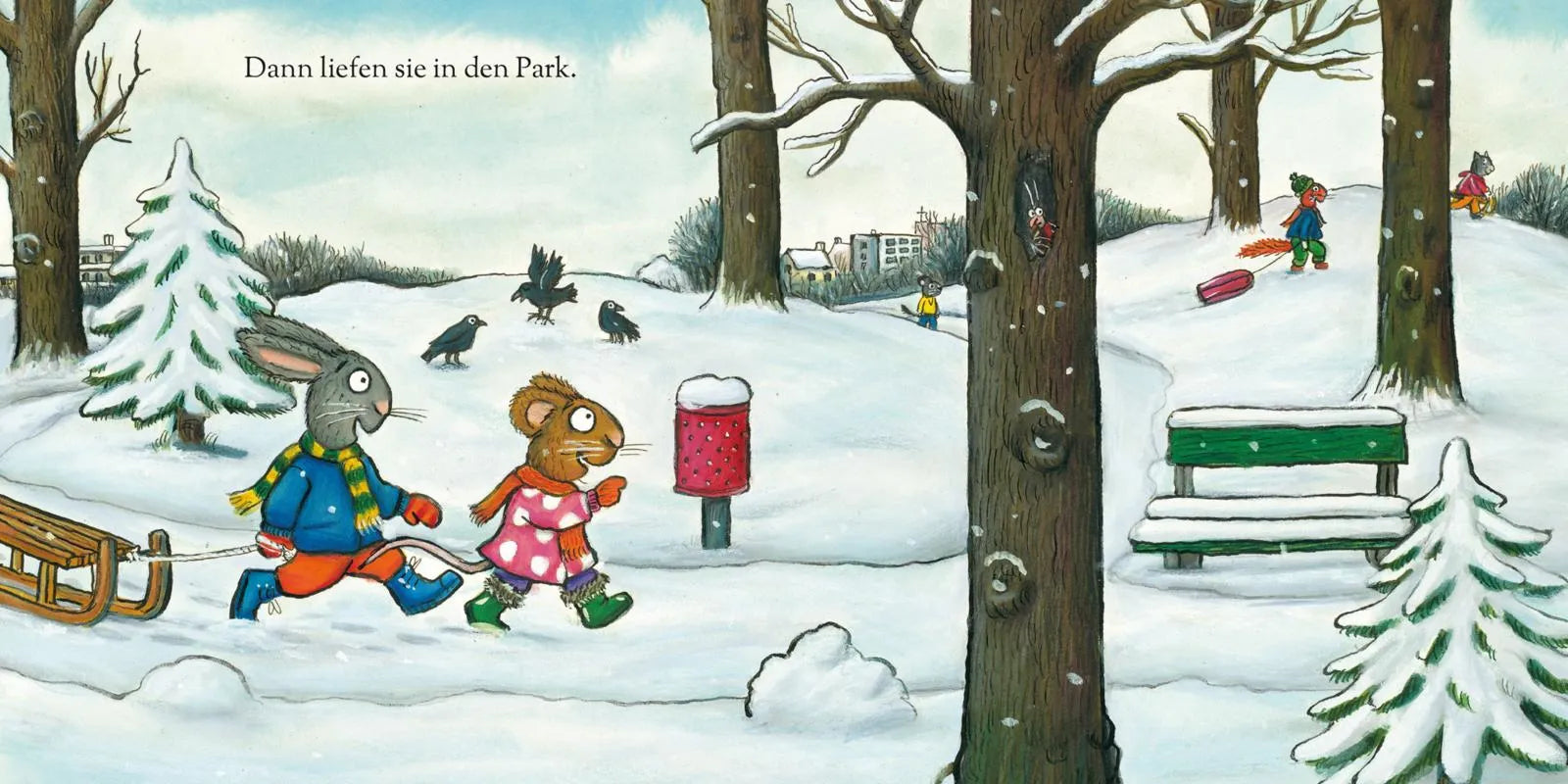 Produktansicht: Maxi Pixi 387: Pip und Posy: Ein schöner Wintertag (Taschenbuch)