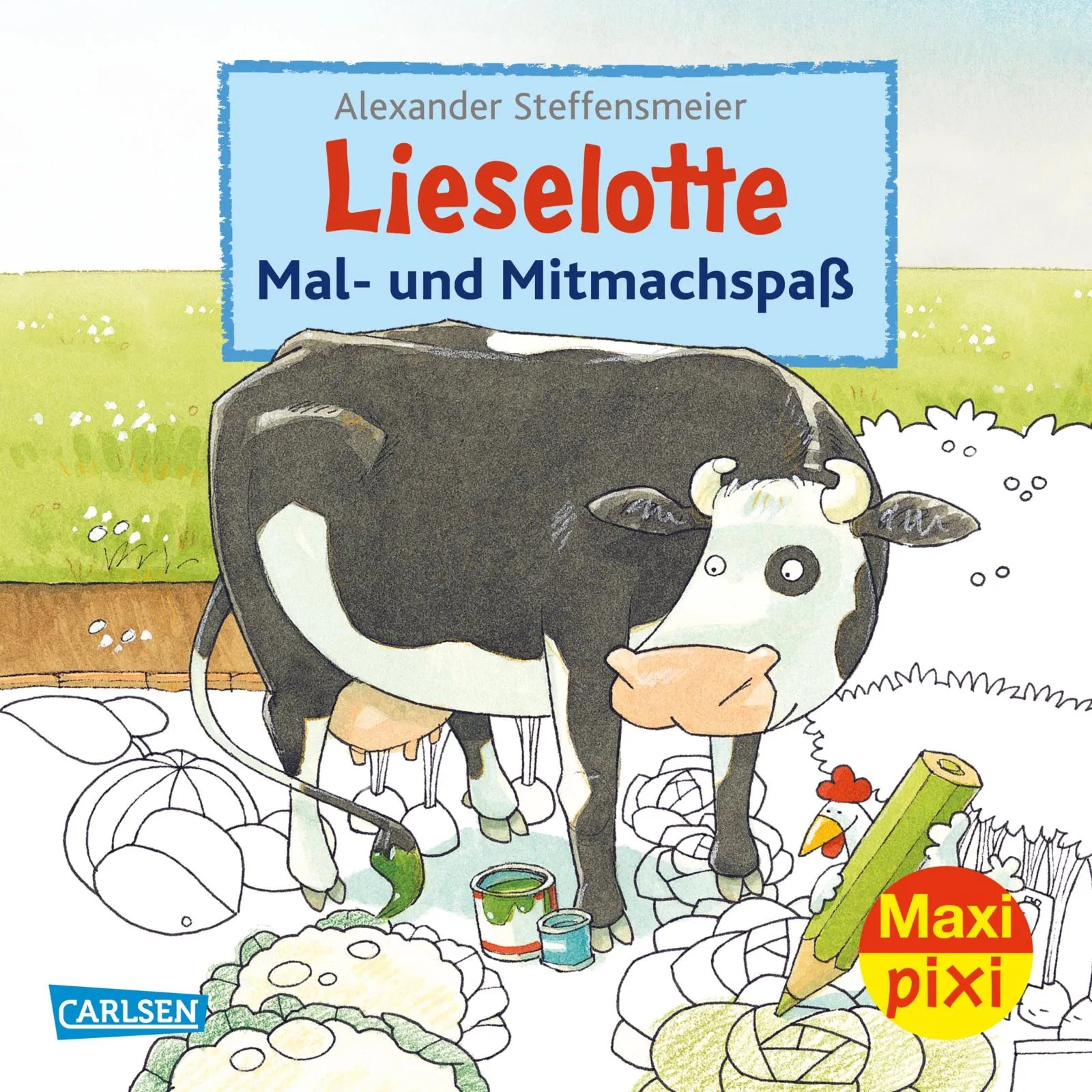 Buchcover von 'Maxi Pixi 403: Lieselotte: Mal- und Mitmachspaß' - Taschenbuch von Alexander Steffensmeier