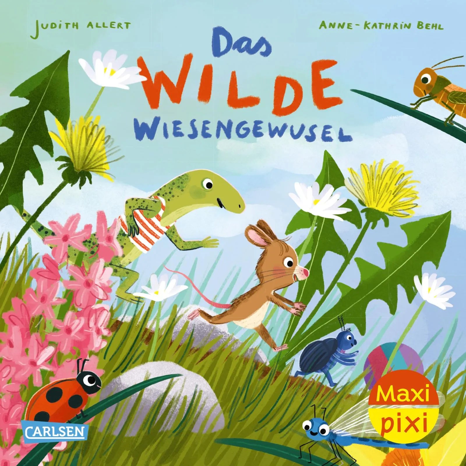 Buchcover von 'Maxi Pixi 426: Das wilde Wiesengewusel' - Taschenbuch von Judith Allert