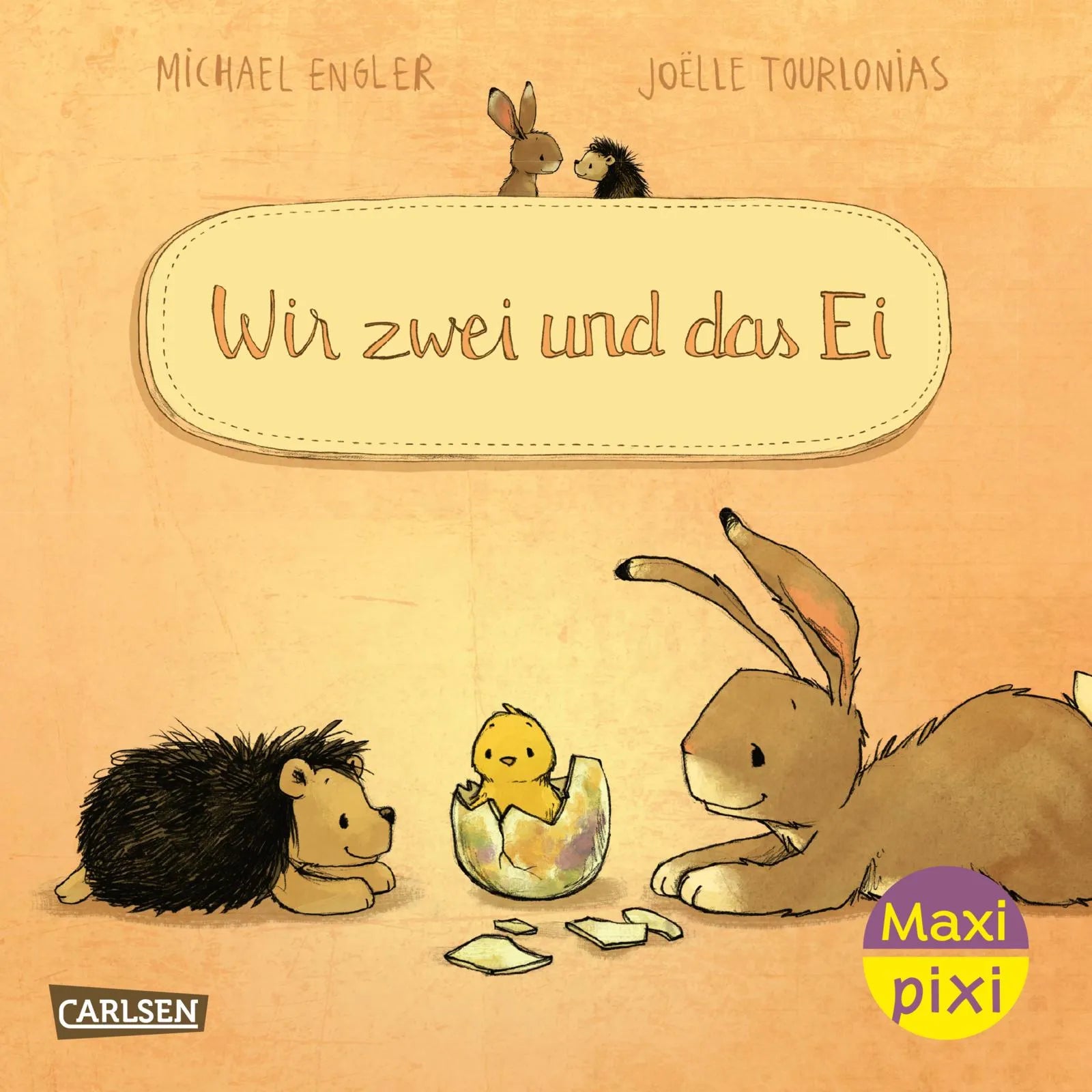 Buchcover von 'Maxi Pixi 434: Wir zwei und das Ei' - Taschenbuch von Michael Engler