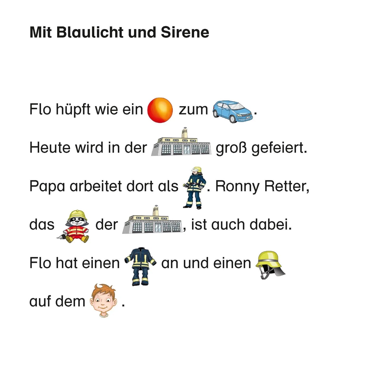 Abbildung von 'Maxi Pixi 471: Ein Tag bei der Feuerwehr'
