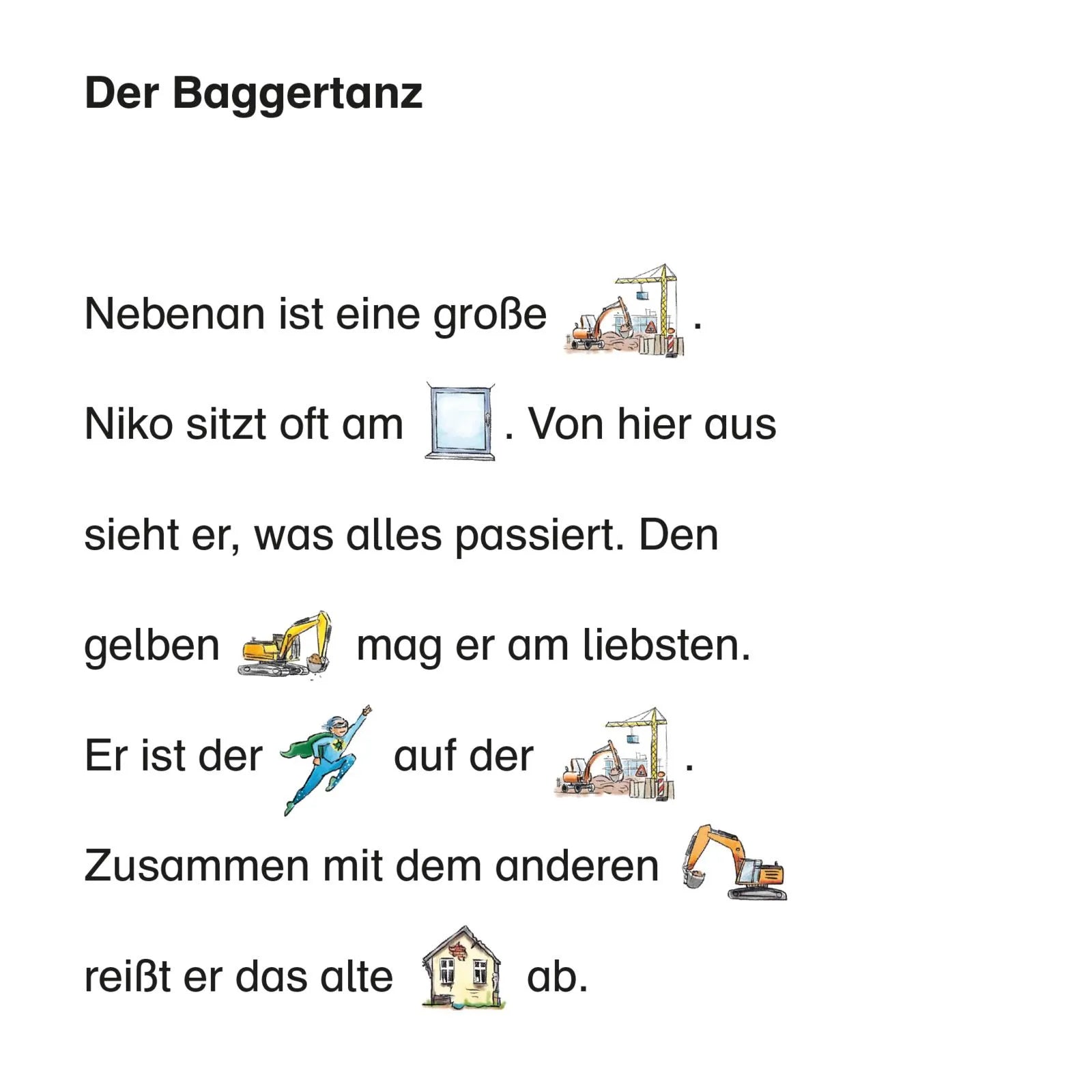 Abbildung von 'Maxi Pixi 472: Baggergeschichten'