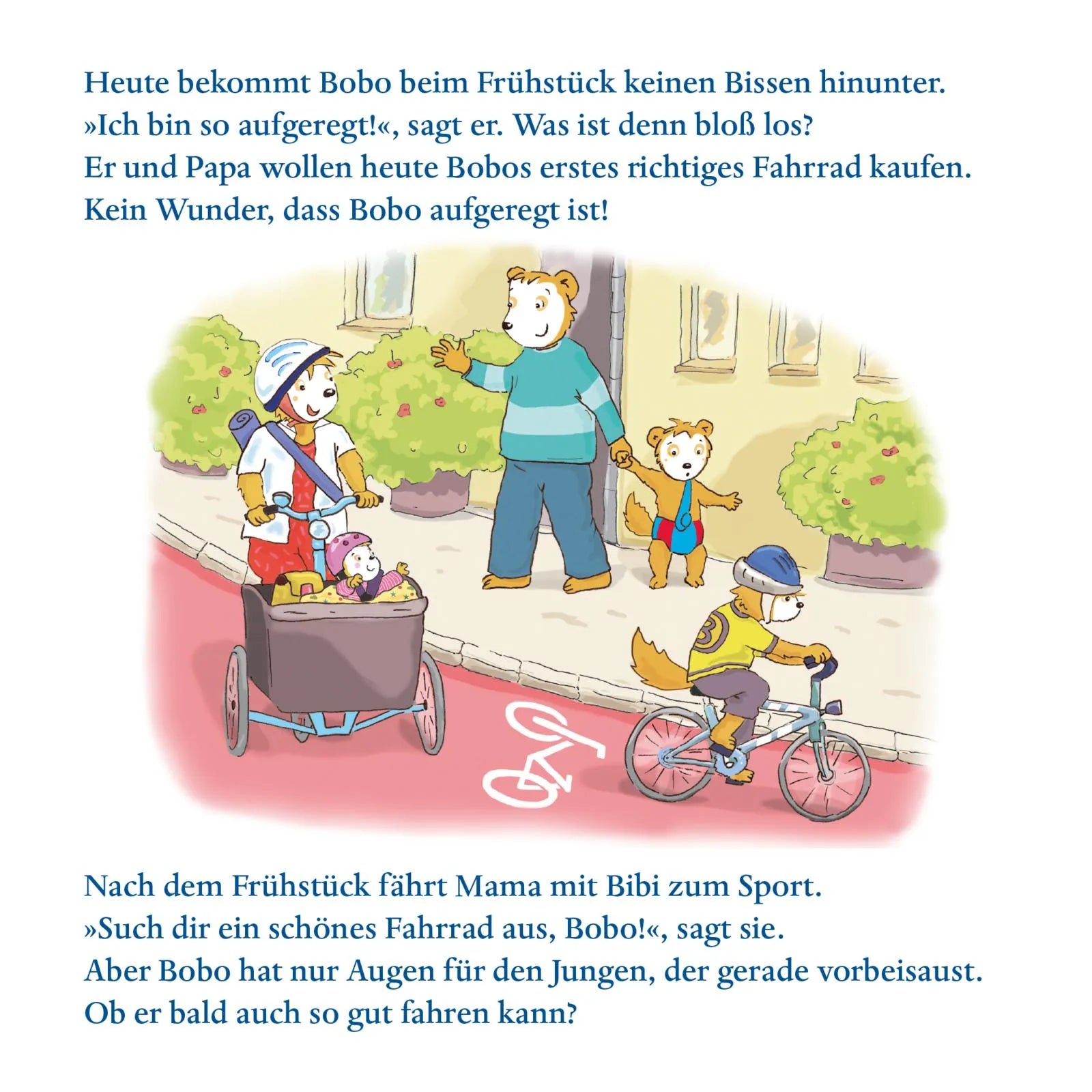 Abbildung von 'Maxi Pixi 486: Bobo Siebenschläfer kann schon Rad fahren'