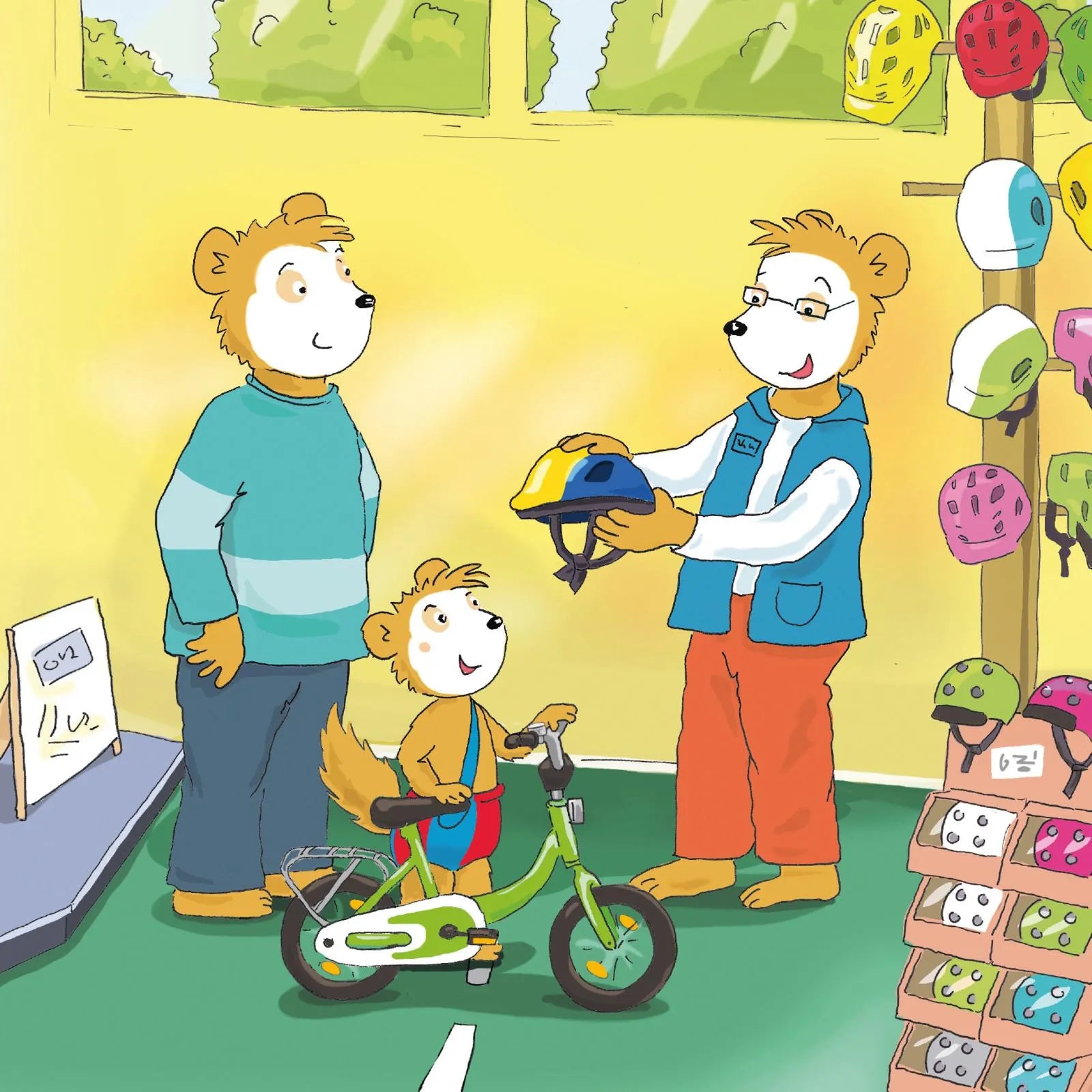 Produktansicht: Maxi Pixi 486: Bobo Siebenschläfer kann schon Rad fahren (Taschenbuch)
