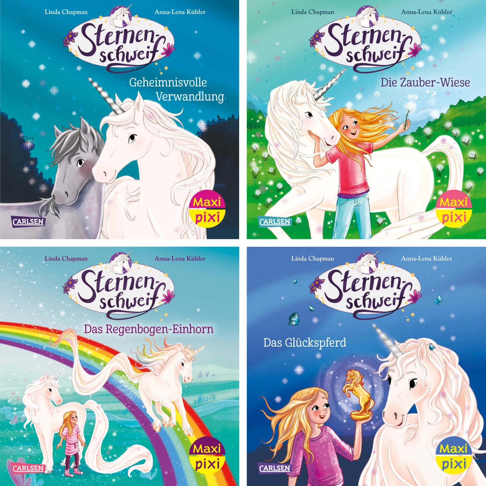 Cover: Maxi-Pixi-4er-Set 131: Neues von Sternenschweif (Buch) von Linda Chapman