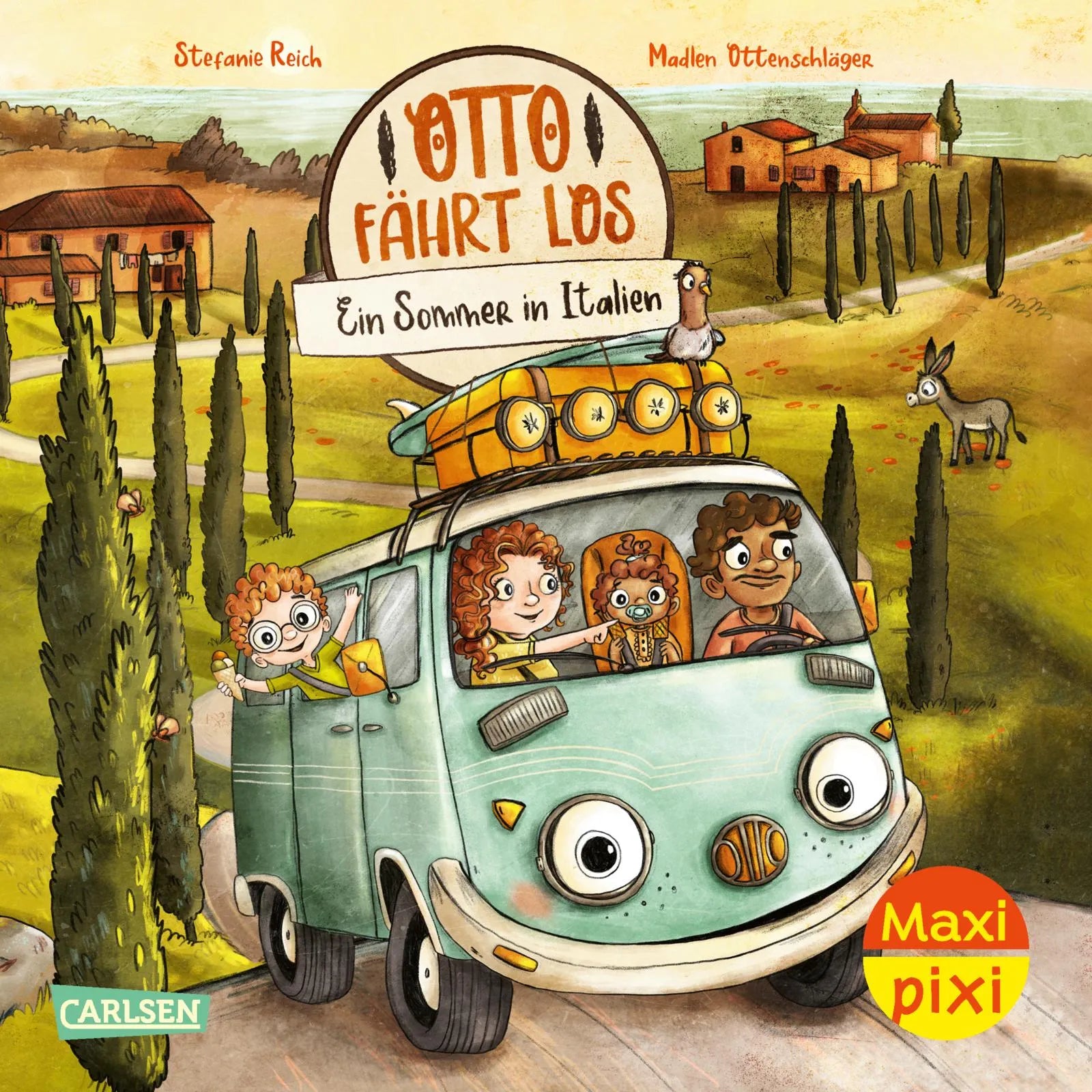 Buchcover von 'Maxi Pixi 502: Otto fährt los: Ein Sommer in Italien' - Taschenbuch von Madlen Ottenschläger