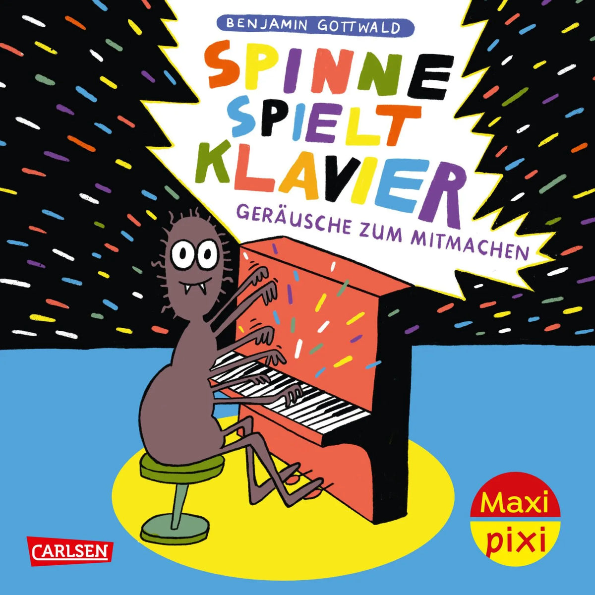 Cover: Maxi Pixi 527: Spinne spielt Klavier (Taschenbuch) von Benjamin Gottwald