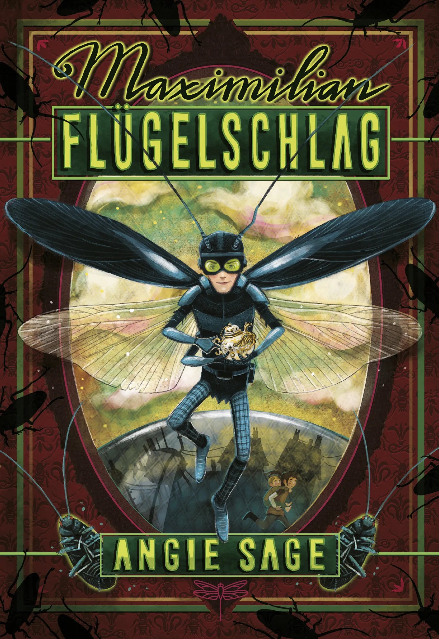 Buchcover von 'Maximilian Flügelschlag' - Gebundene Ausgabe von Angie Sage