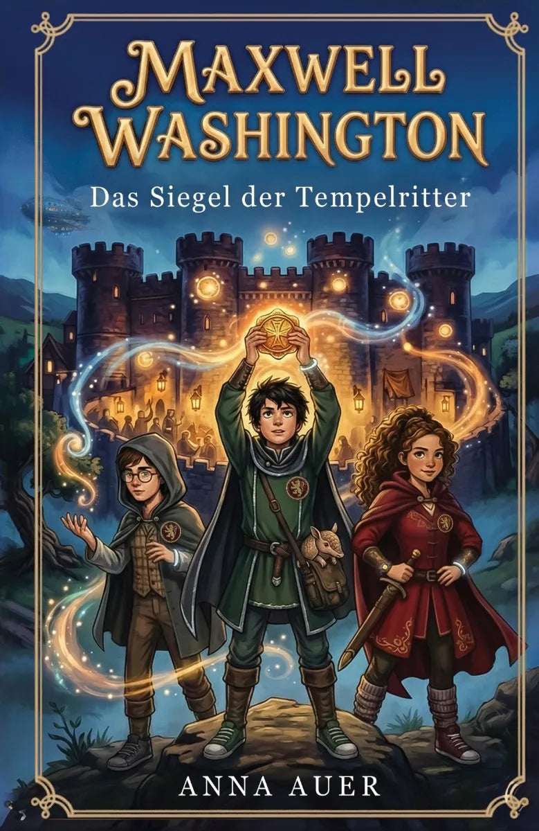 Cover: Maxwell Washington - Das Siegel der Tempelritter (E-Book) von Anna Auer
