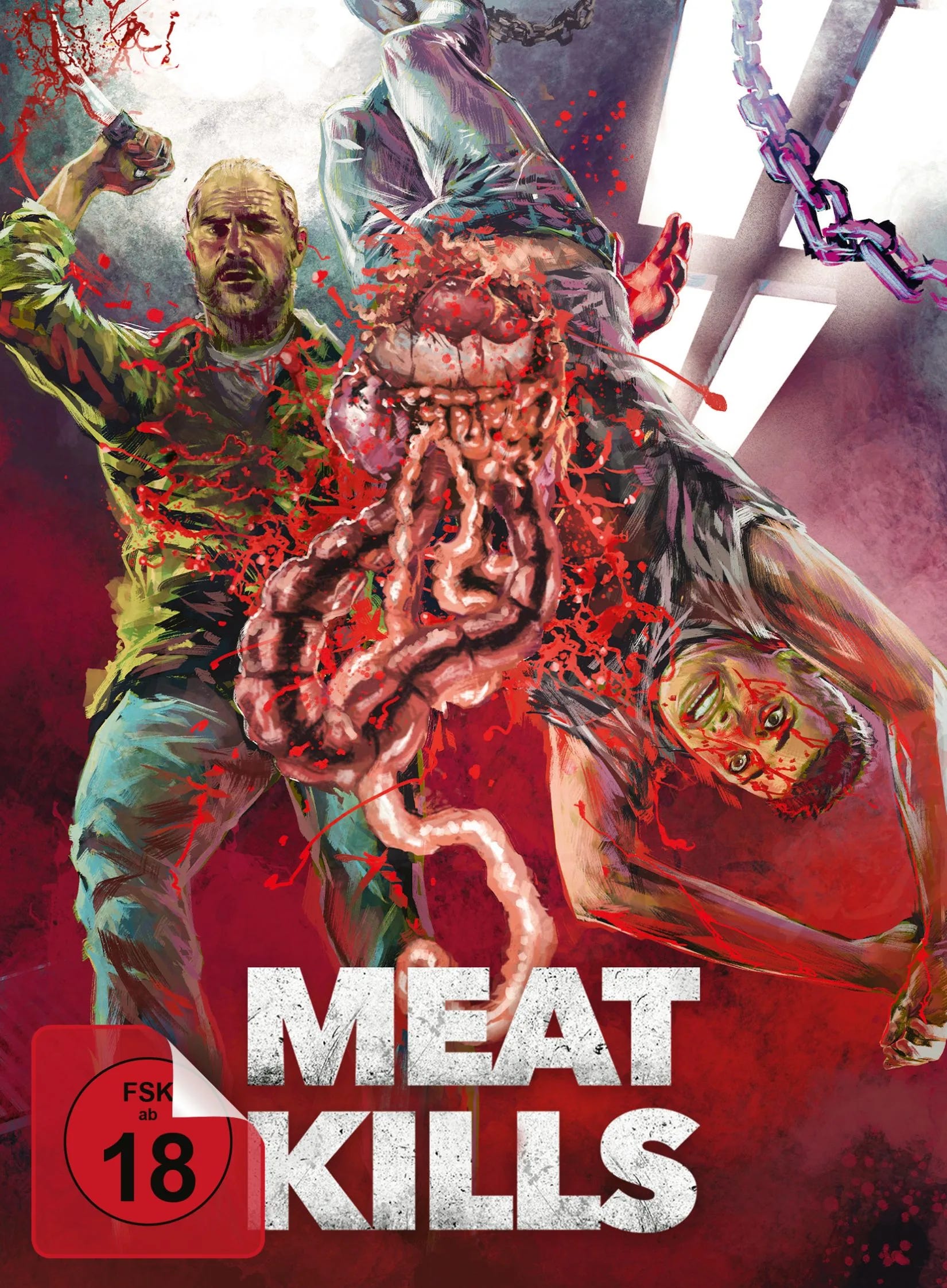 Blu-ray-Cover: Meat Kills (uncut) - 2-Disc Limited Edition Mediabook (Blu-ray + DVD) - Cover C. Regie: Martijn Smits