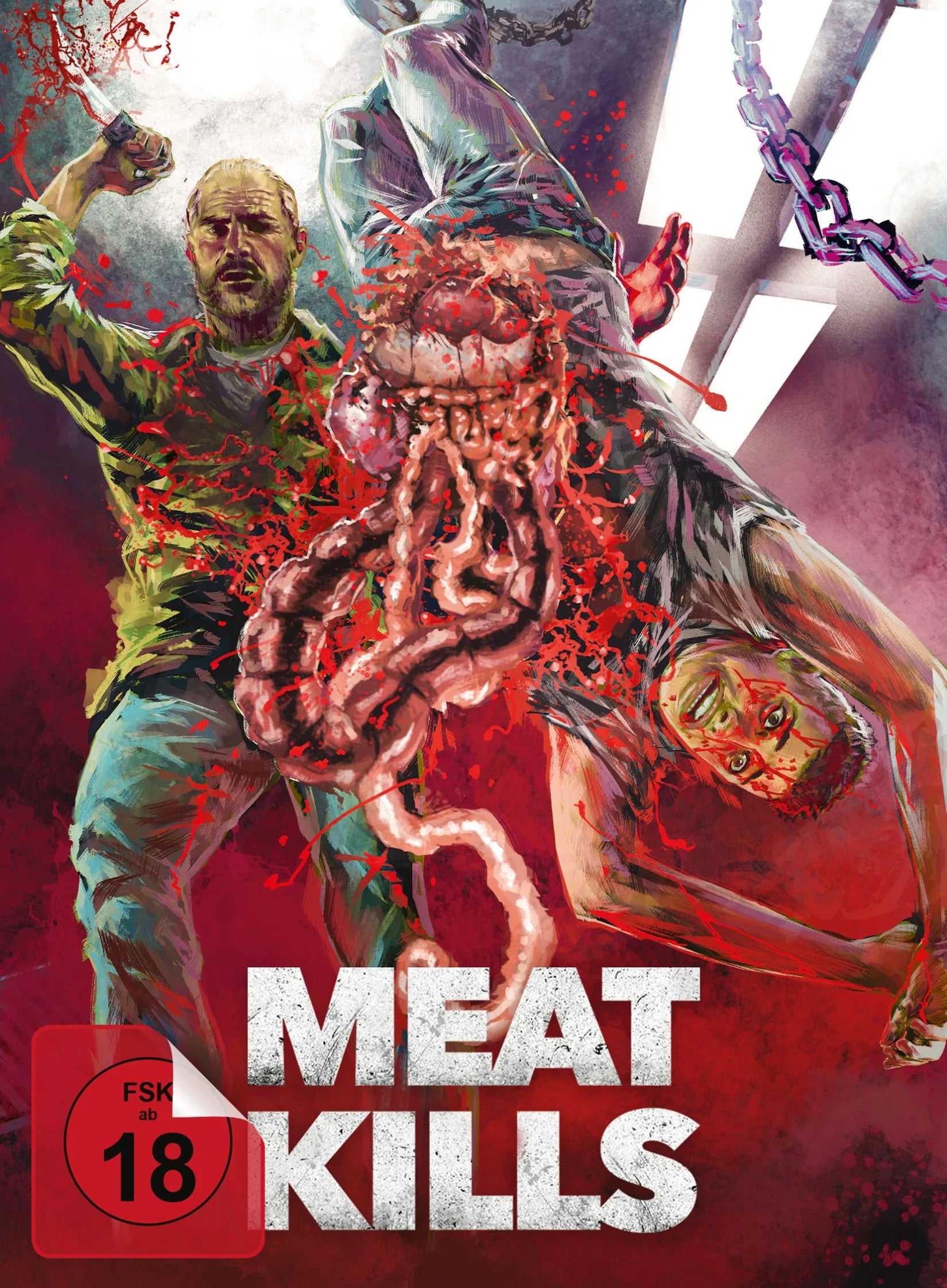 Blu-ray-Cover: Meat Kills (uncut) - 2-Disc Limited Edition Mediabook (Blu-ray + DVD) - Cover C. Regie: Martijn Smits