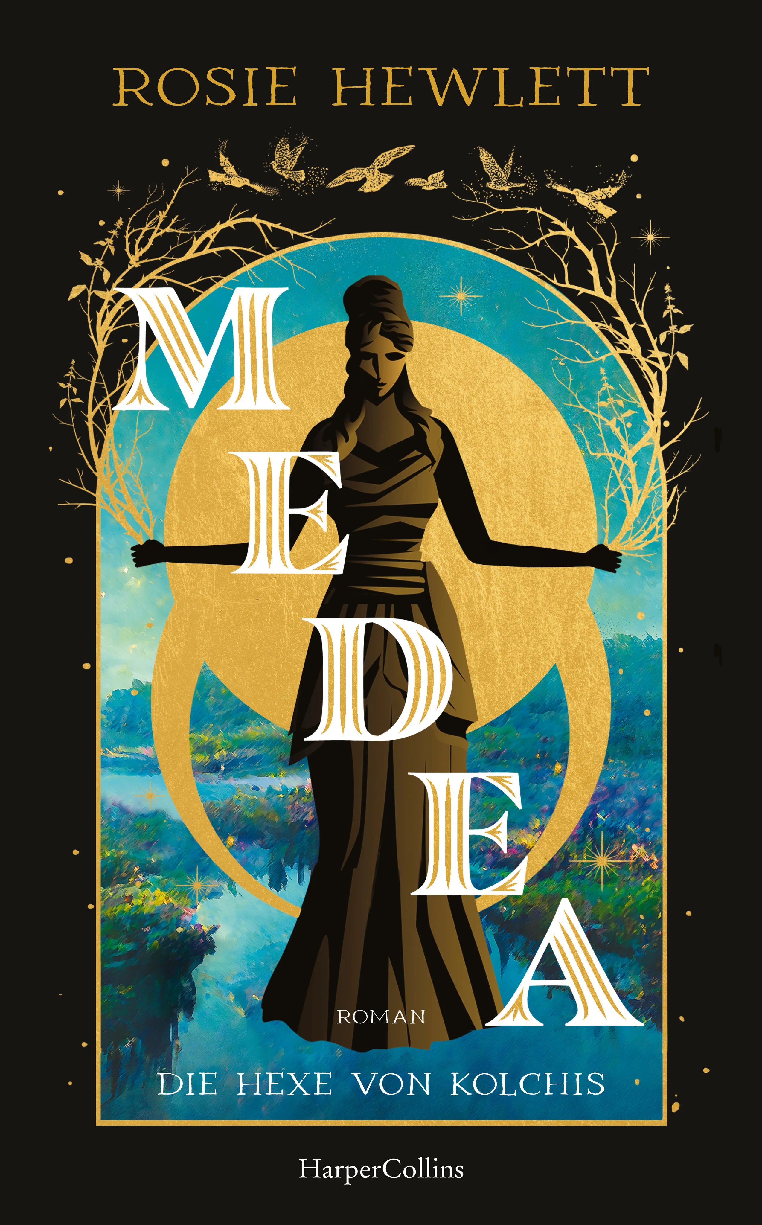 Buchcover von 'Medea' - Gebundene Ausgabe von Rosie Hewlett