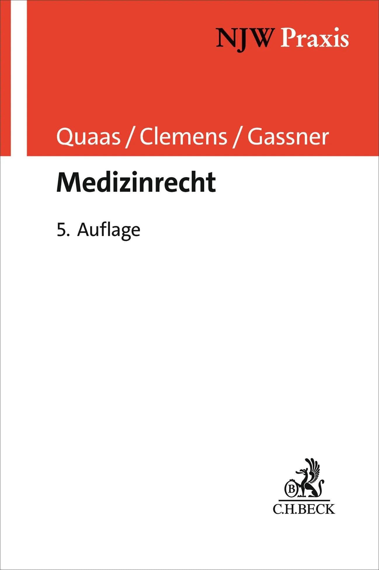 Cover: Medizinrecht (Hardcover) von Michael Quaas