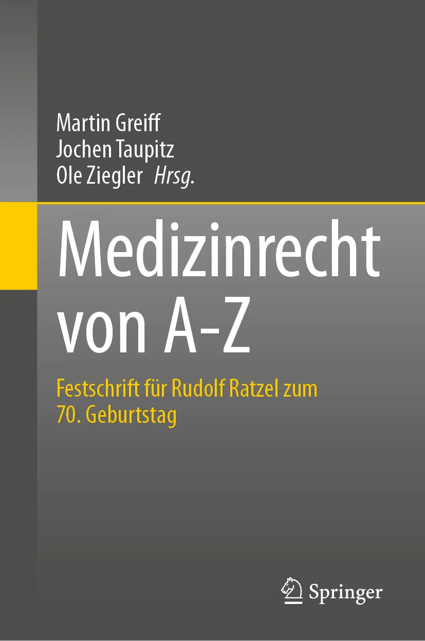 Cover: Medizinrecht von A-Z (E-Book)