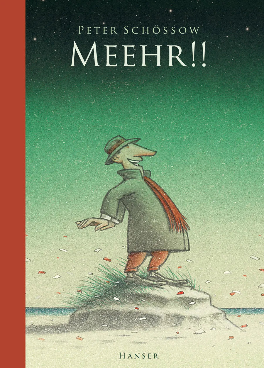 Buchcover von 'Meehr!!' - Gebundene Ausgabe von Peter Schössow