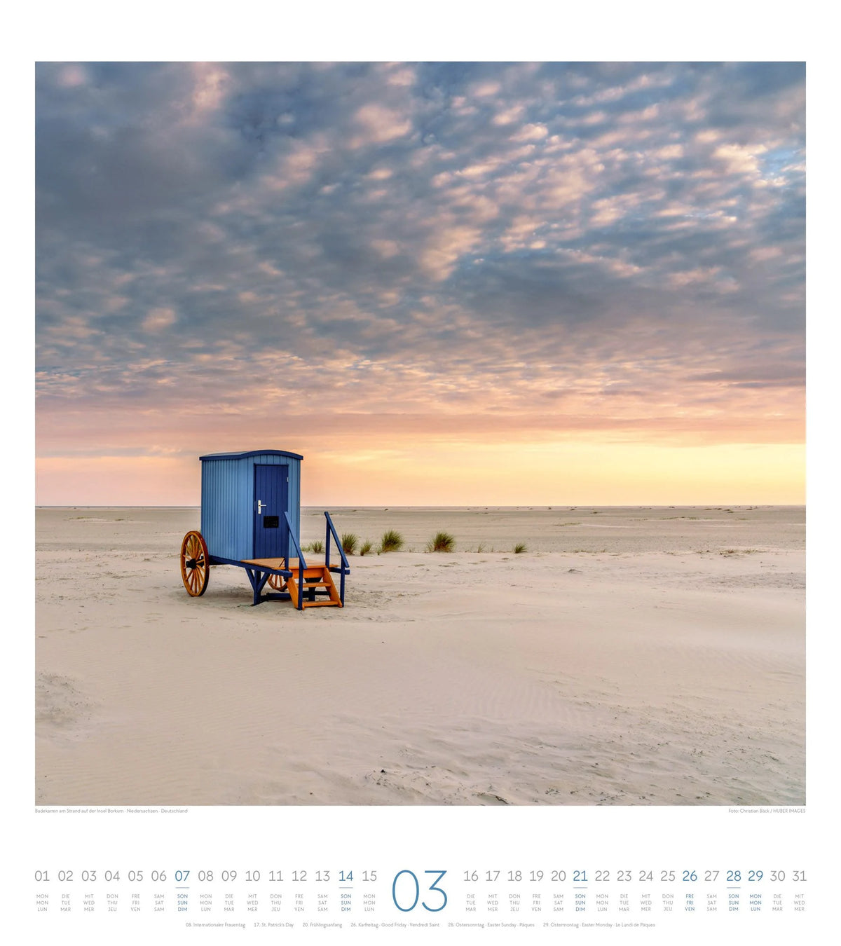 Meeresstille Kalender 2027 – Ansicht