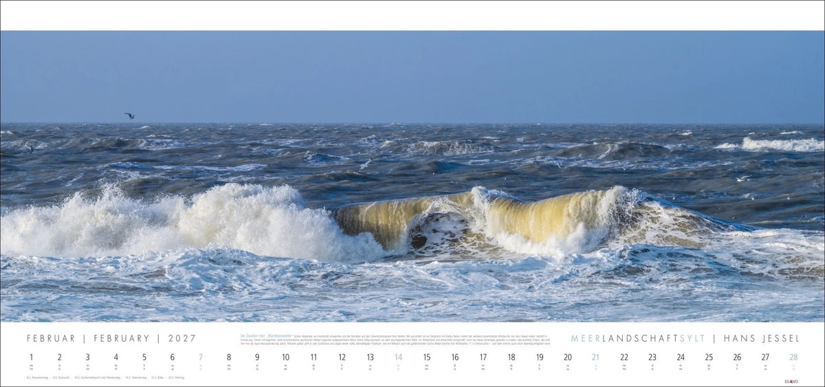 Meerlandschaft SYLT Kalender 2027 - Hans Jessel – Ansicht