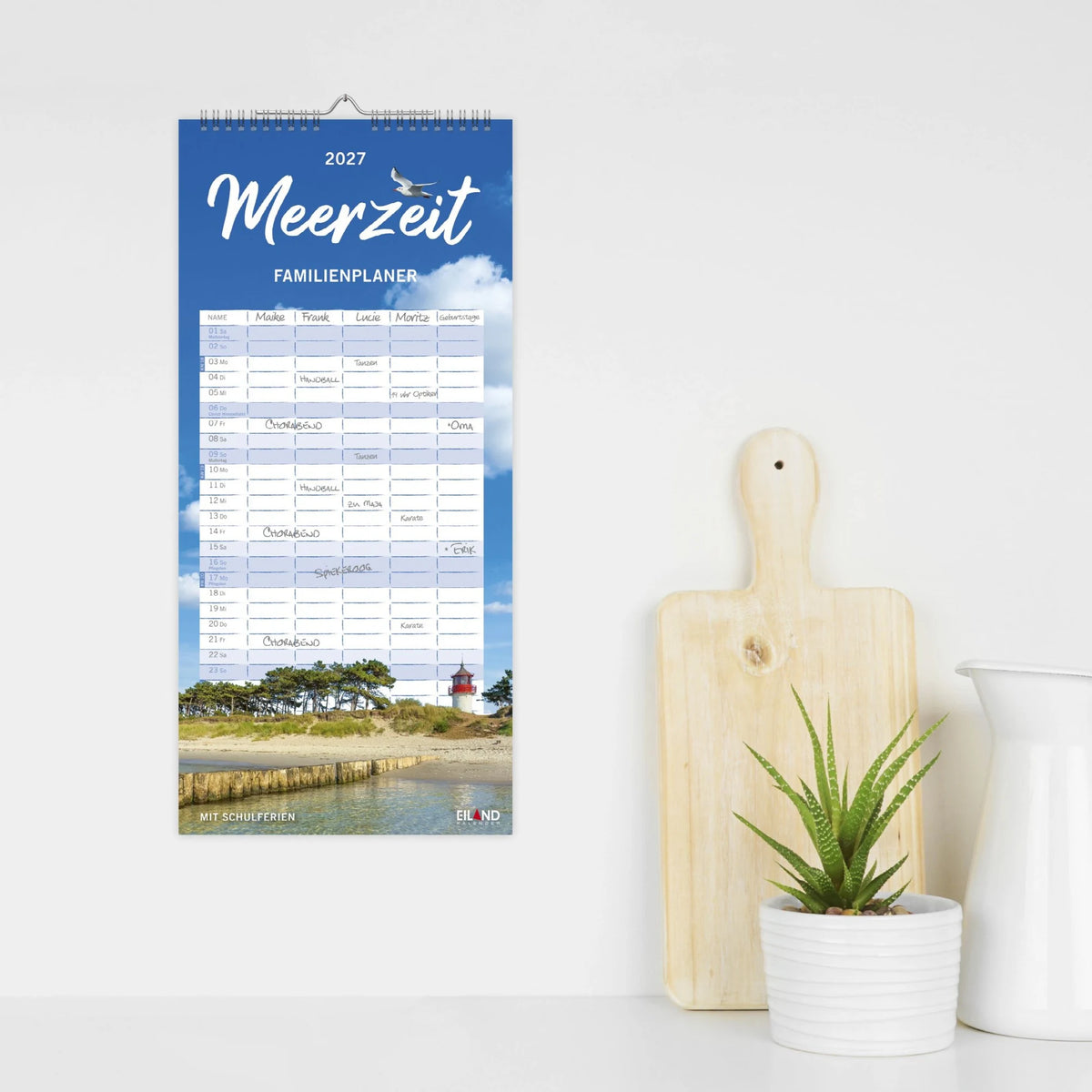 Meerzeit Familienplaner 2027 – Ansicht