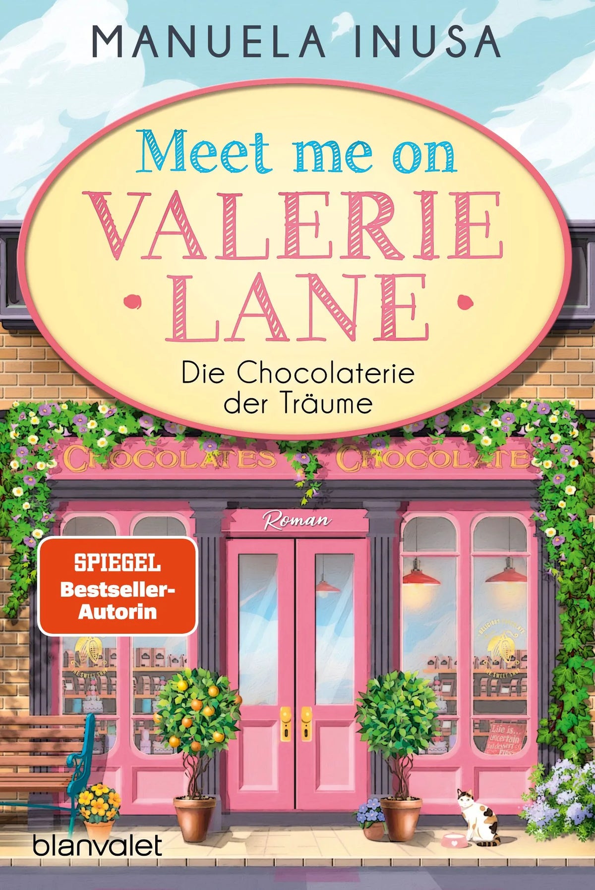 Cover: Meet me on Valerie Lane - Die Chocolaterie der Träume (Taschenbuch) von Manuela Inusa