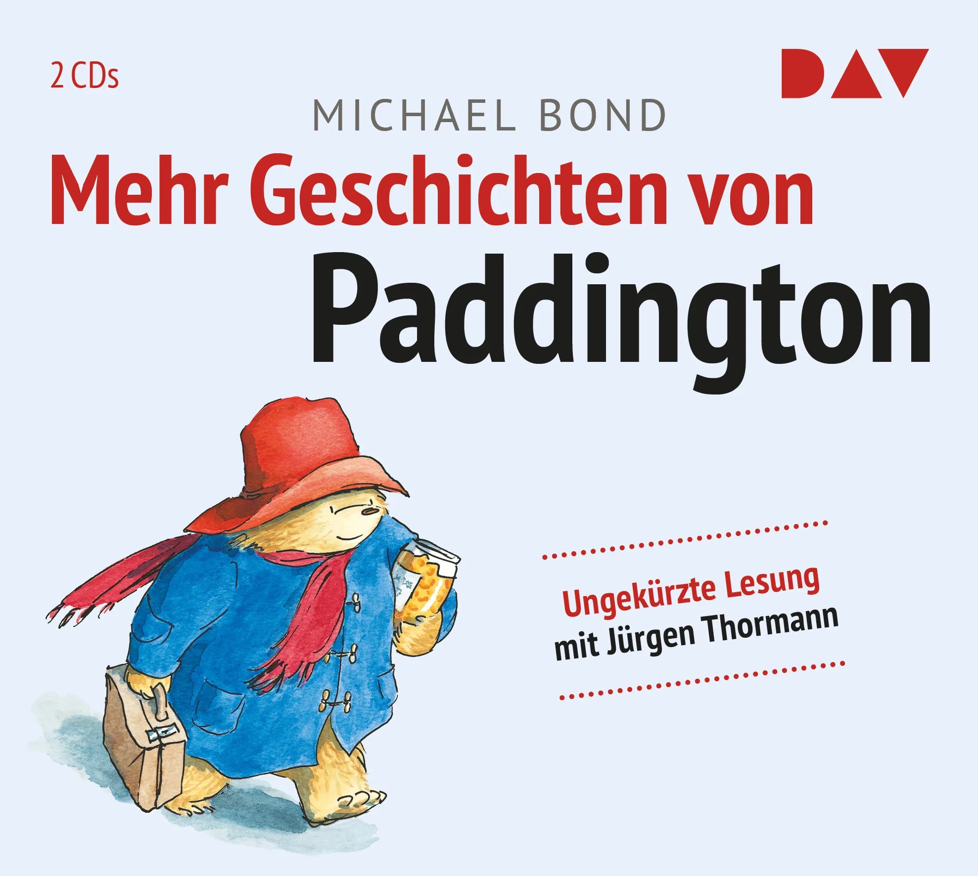 Buchcover von 'Mehr Geschichten von Paddington' - Hörbuch (CD) von Michael Bond