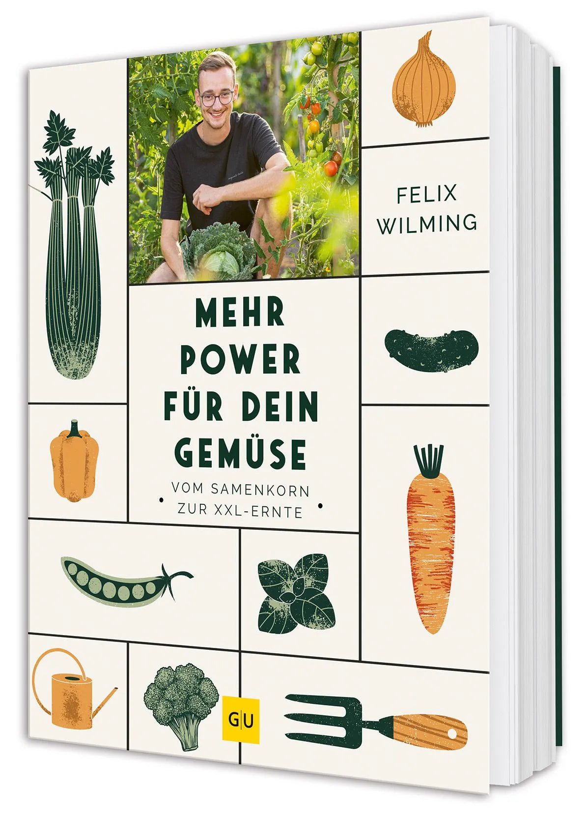 Cover: Mehr Power für dein Gemüse (Hardcover) von Felix Wilming