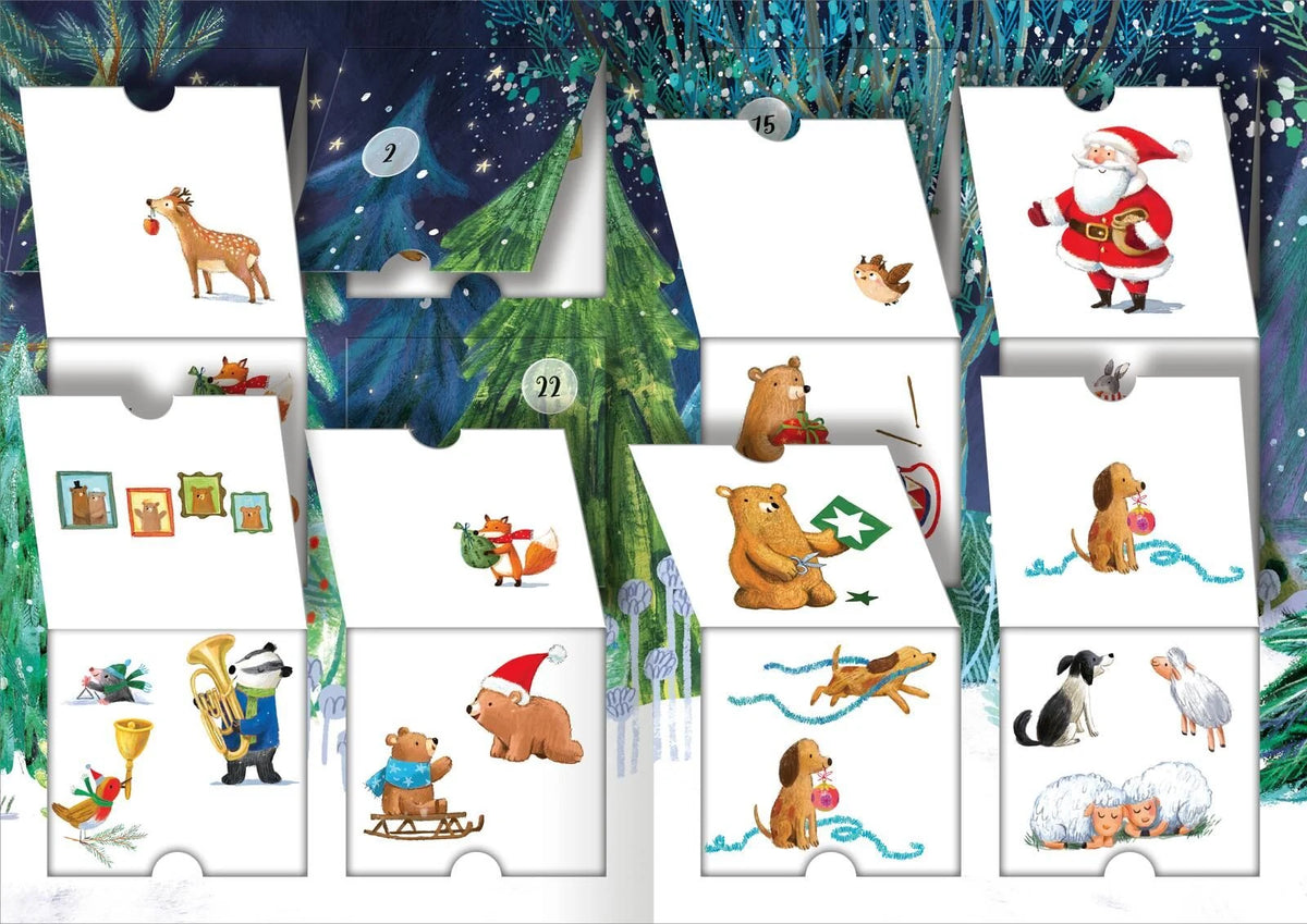 Mein Adventskalender mit Stickern – Ansicht