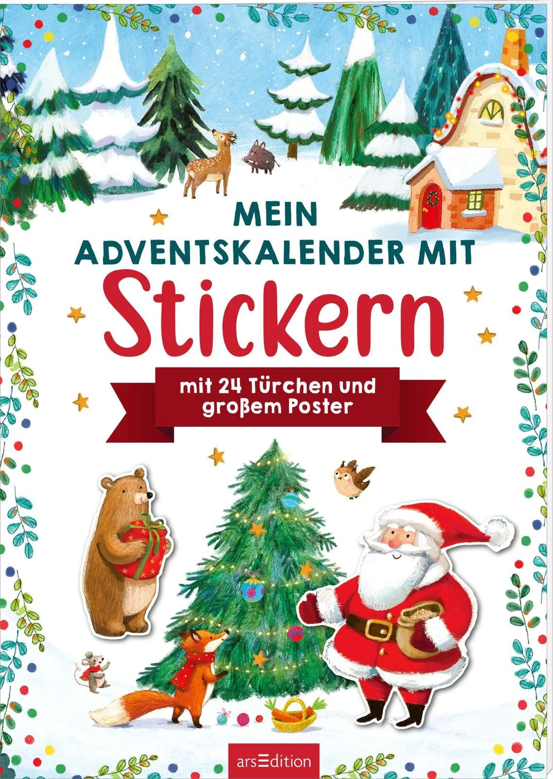 Adventskalender: Mein Adventskalender mit Stickern