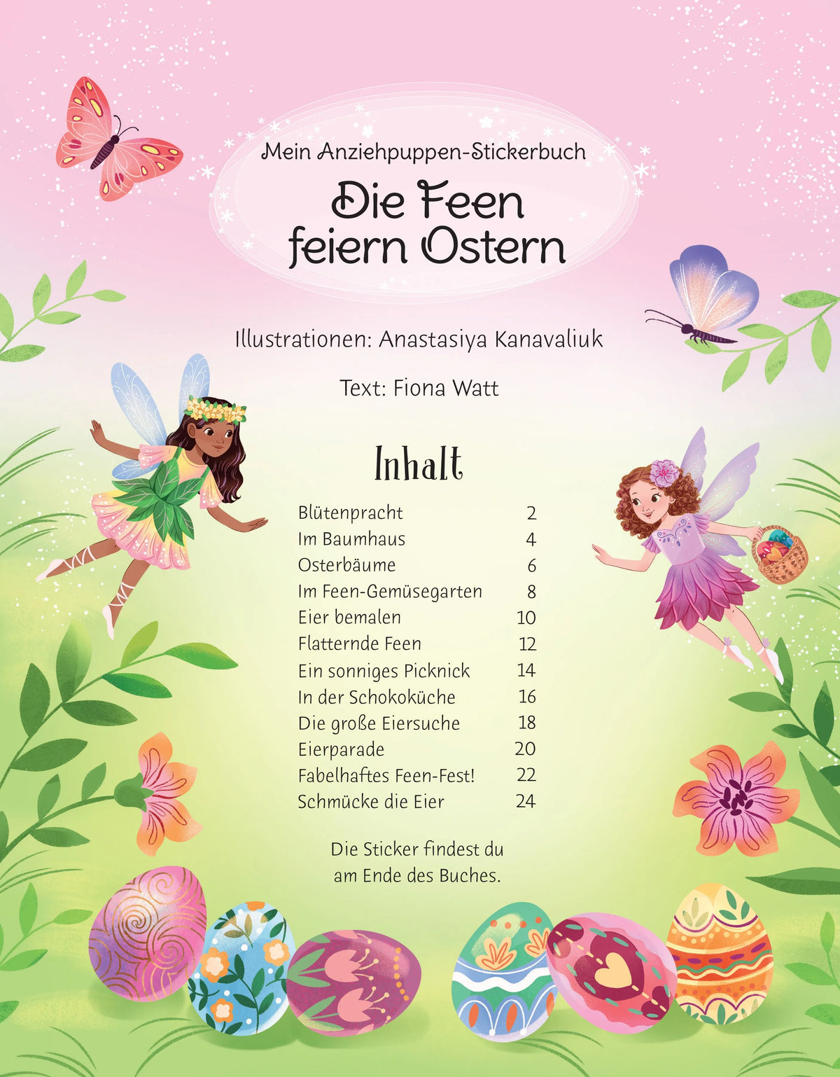 Detailansicht: Mein Anziehpuppen-Stickerbuch: Die Feen feiern Ostern (Taschenbuch)