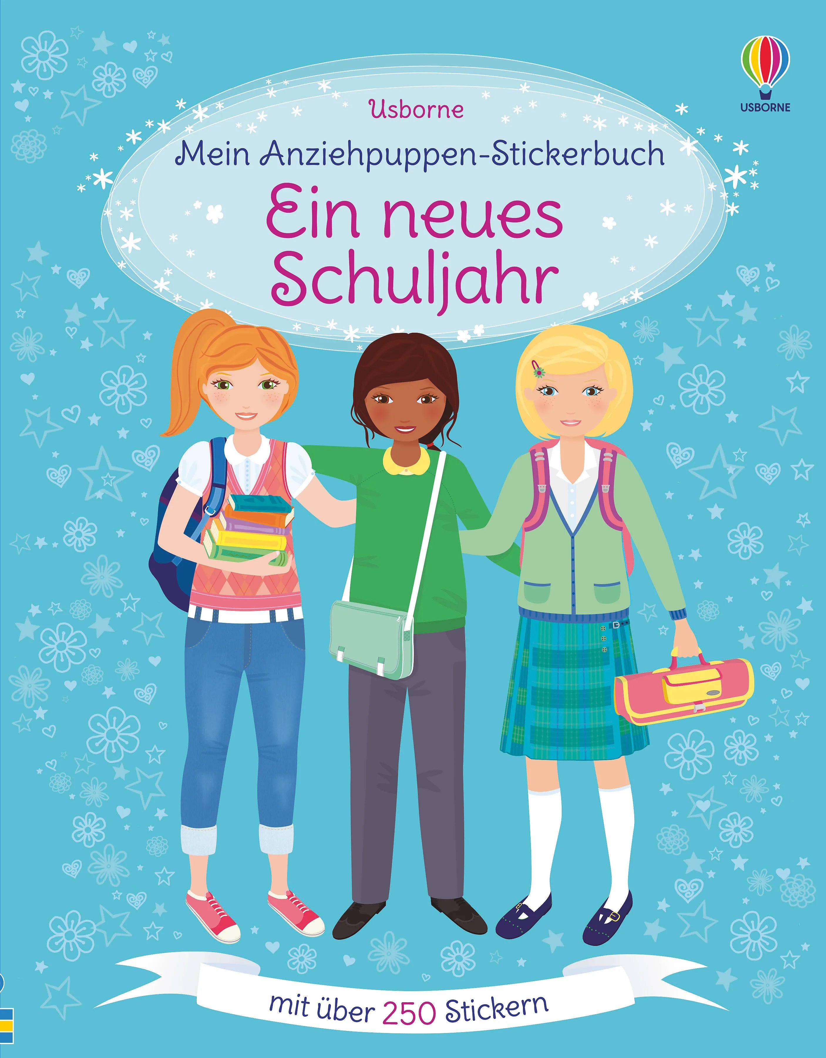 Buchcover von 'Mein Anziehpuppen-Stickerbuch: Ein neues Schuljahr' - Taschenbuch von Fiona Watt
