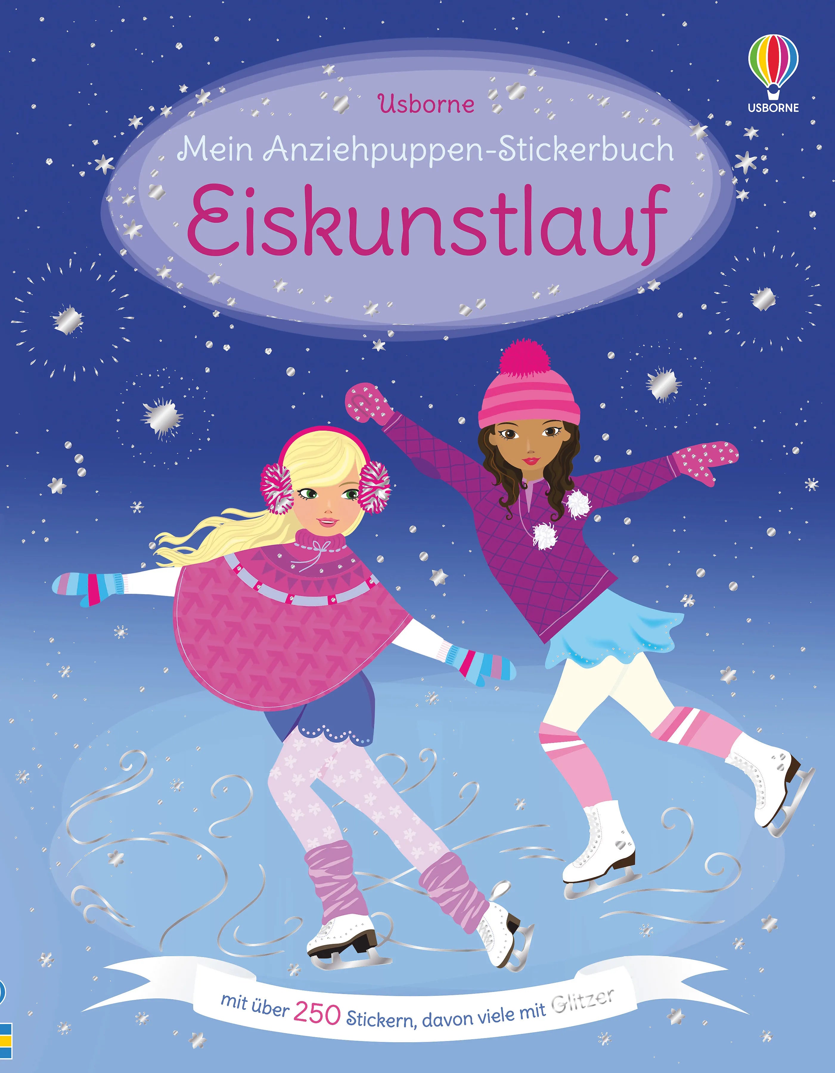 Buchcover von 'Mein Anziehpuppen-Stickerbuch: Eiskunstlauf' - Taschenbuch von Fiona Watt