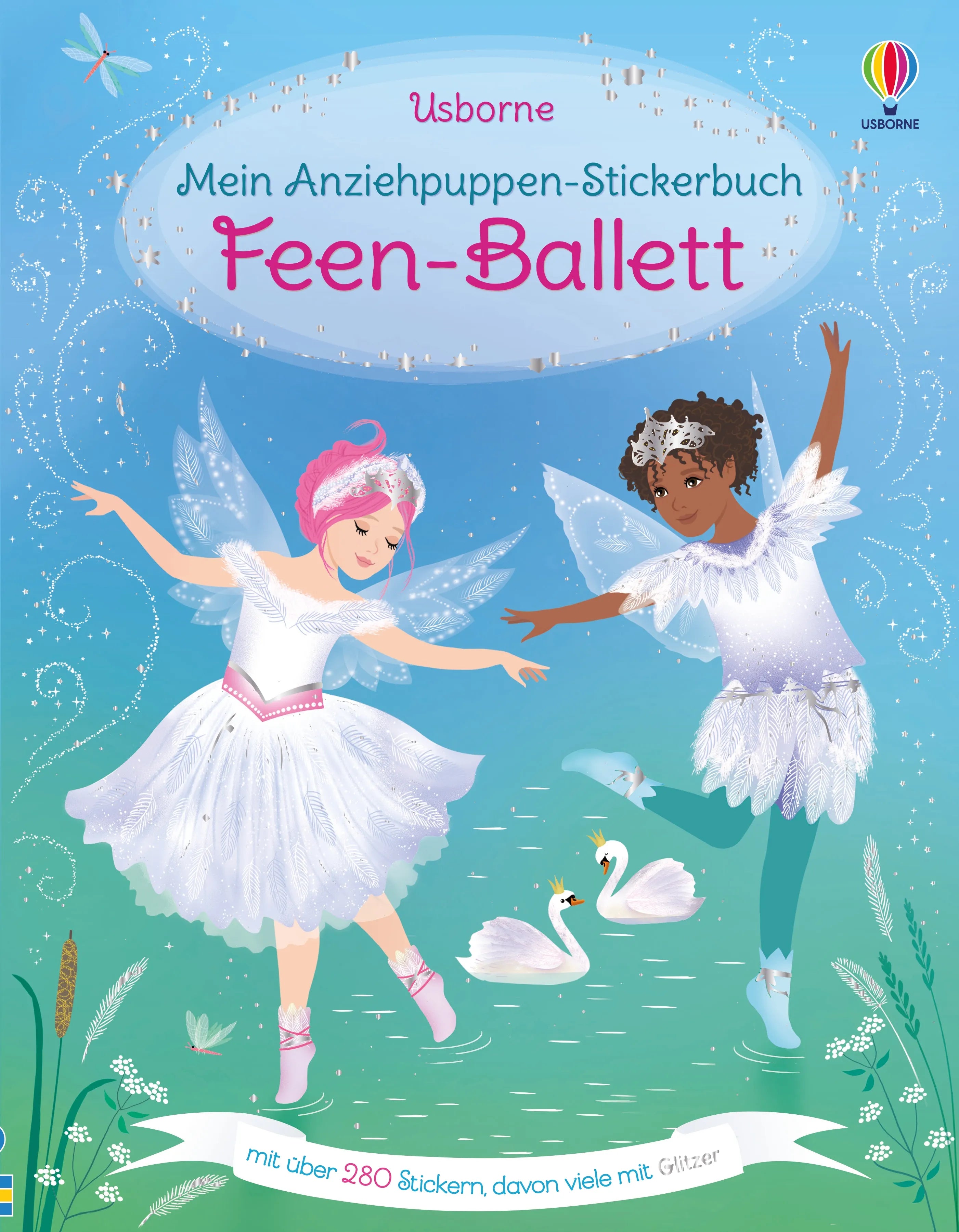 Buchcover von 'Mein Anziehpuppen-Stickerbuch: Feen-Ballett' - Taschenbuch von Fiona Watt