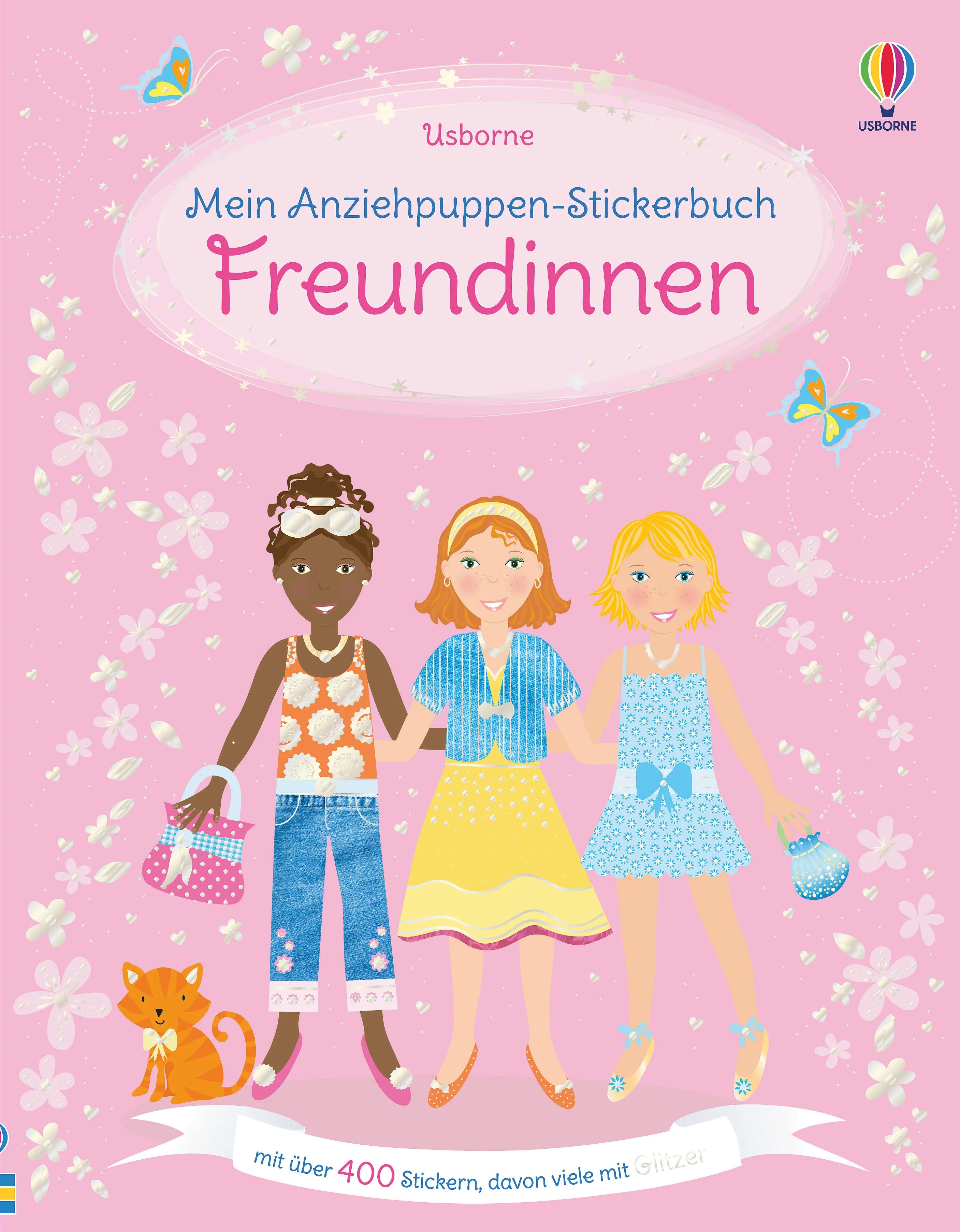 Buchcover von 'Mein Anziehpuppen-Stickerbuch: Freundinnen' - Taschenbuch von Fiona Watt