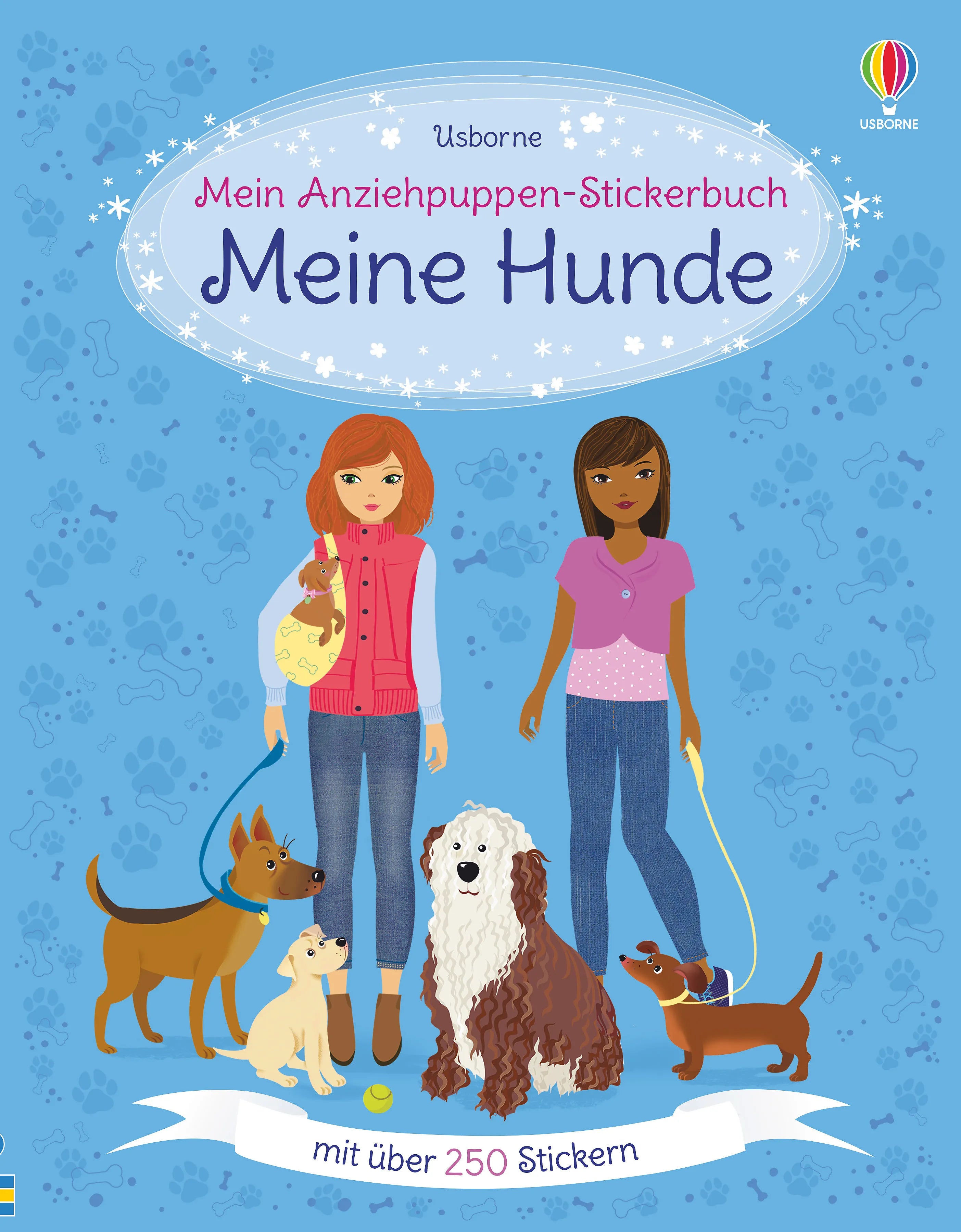 Buchcover von 'Mein Anziehpuppen-Stickerbuch: Meine Hunde' - Taschenbuch von Fiona Watt