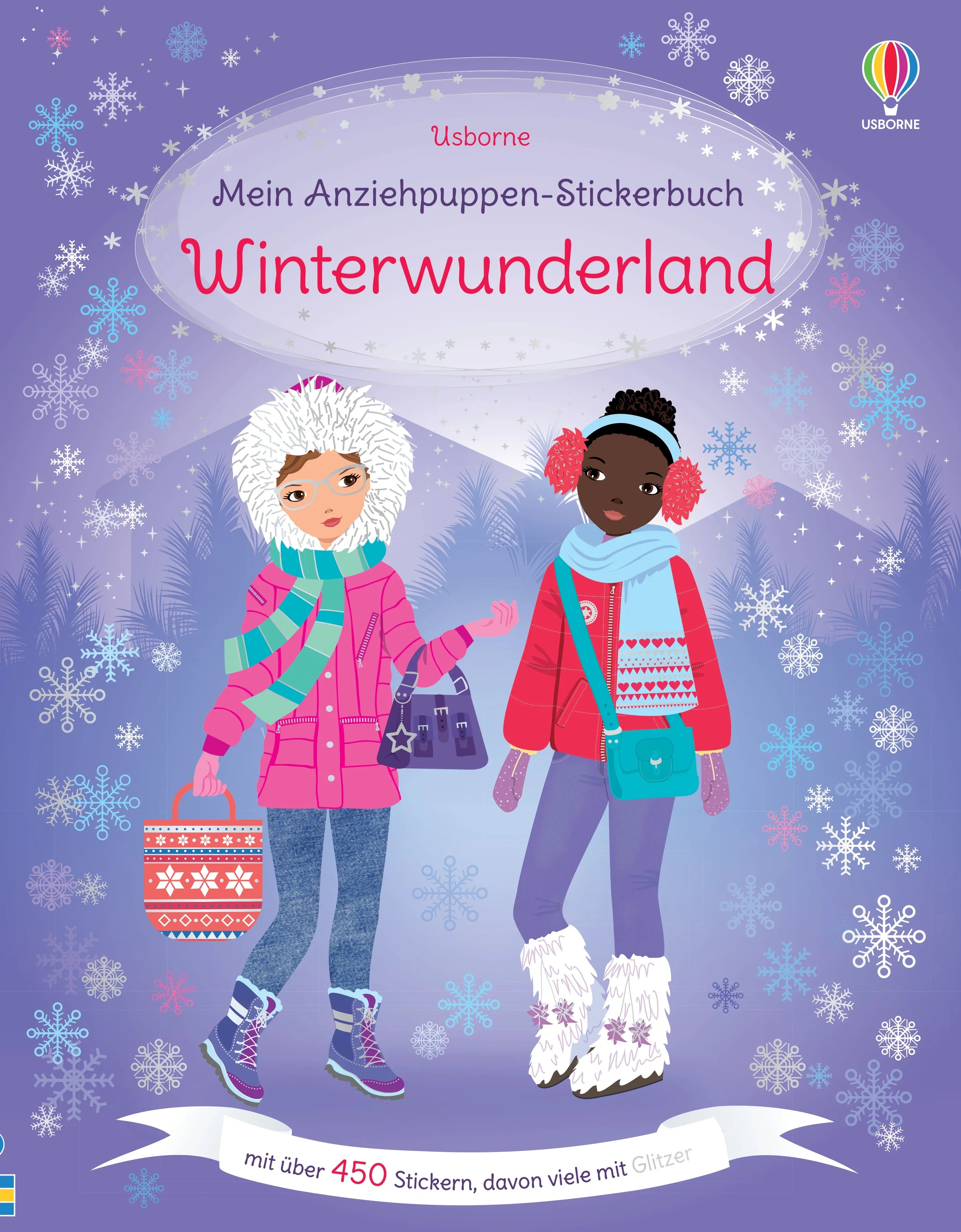 Cover: Mein Anziehpuppen-Stickerbuch: Winterwunderland (Taschenbuch) von Fiona Watt