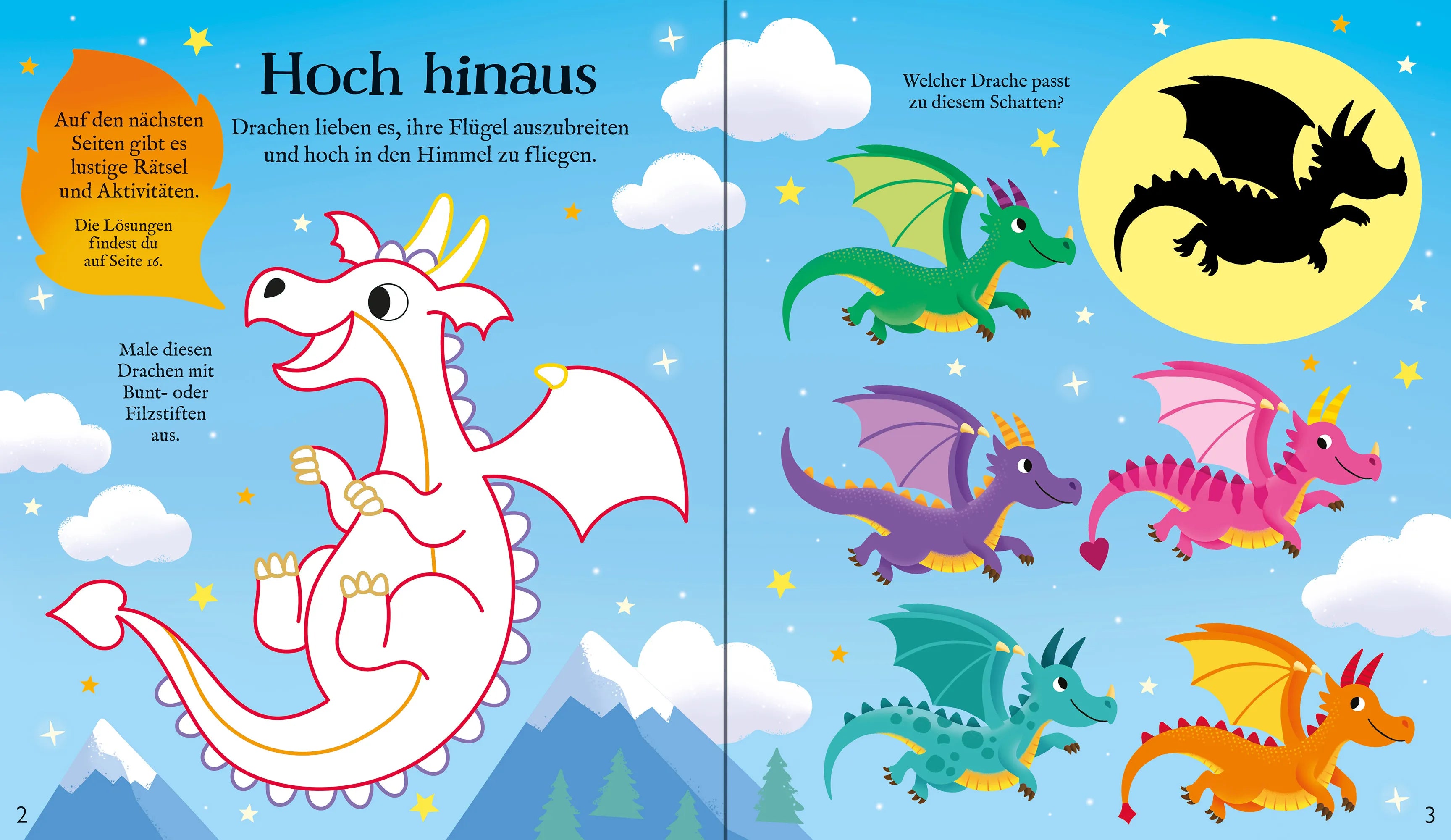 Detailansicht: Mein buntes Glanzfolien-Buch: Schimmernde Drachen (Taschenbuch)