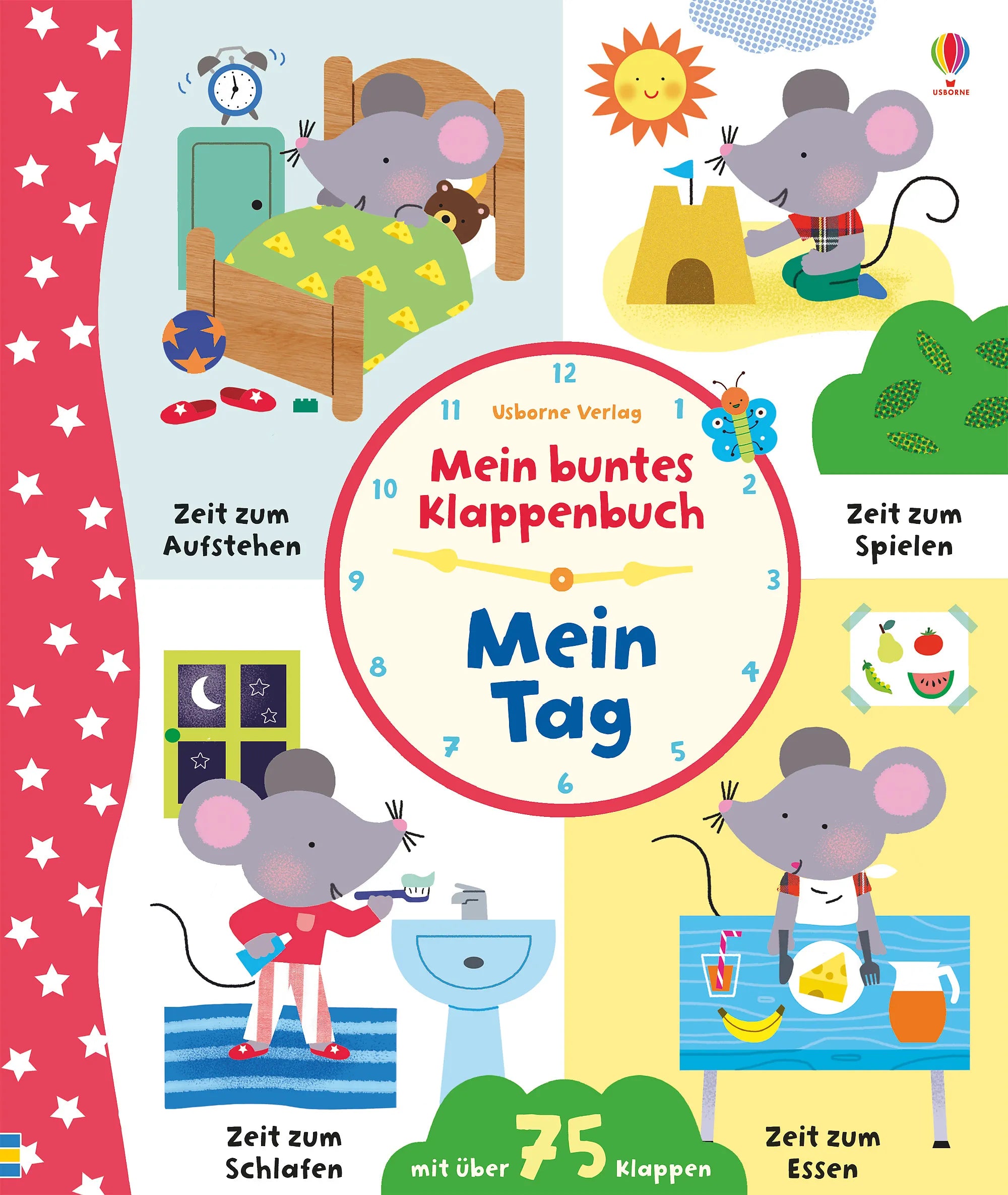 Buchcover von 'Mein buntes Klappenbuch: Mein Tag' - Gebundene Ausgabe von Holly Bathie