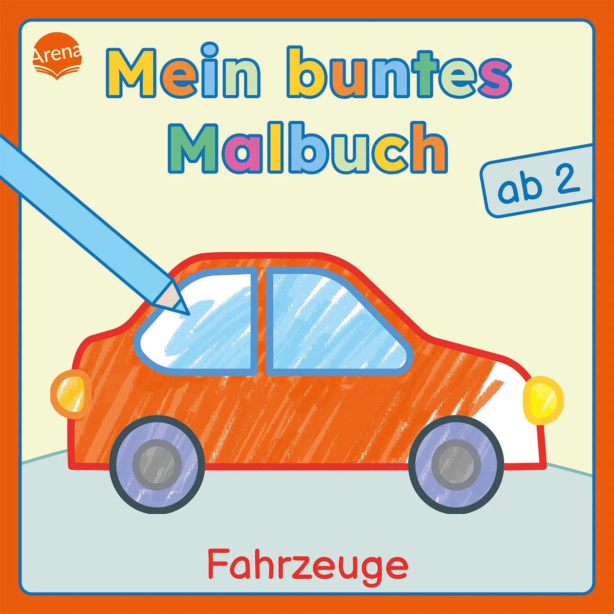 Cover: Mein buntes Malbuch ab 2. Fahrzeuge (Taschenbuch) von Izabella Markiewicz