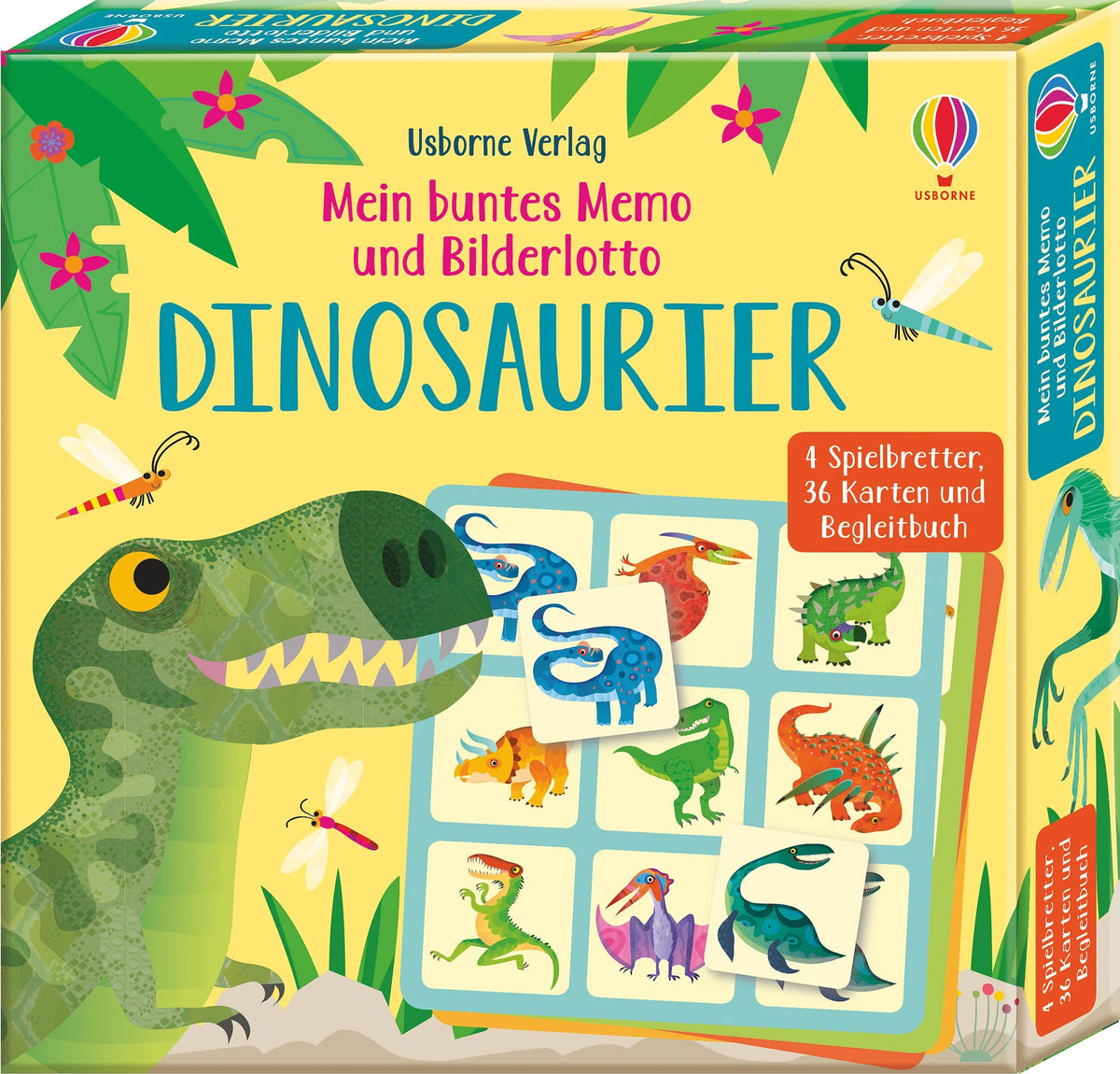 Gesellschaftsspiel: Mein buntes Memo und Bilderlotto: Dinosaurier
