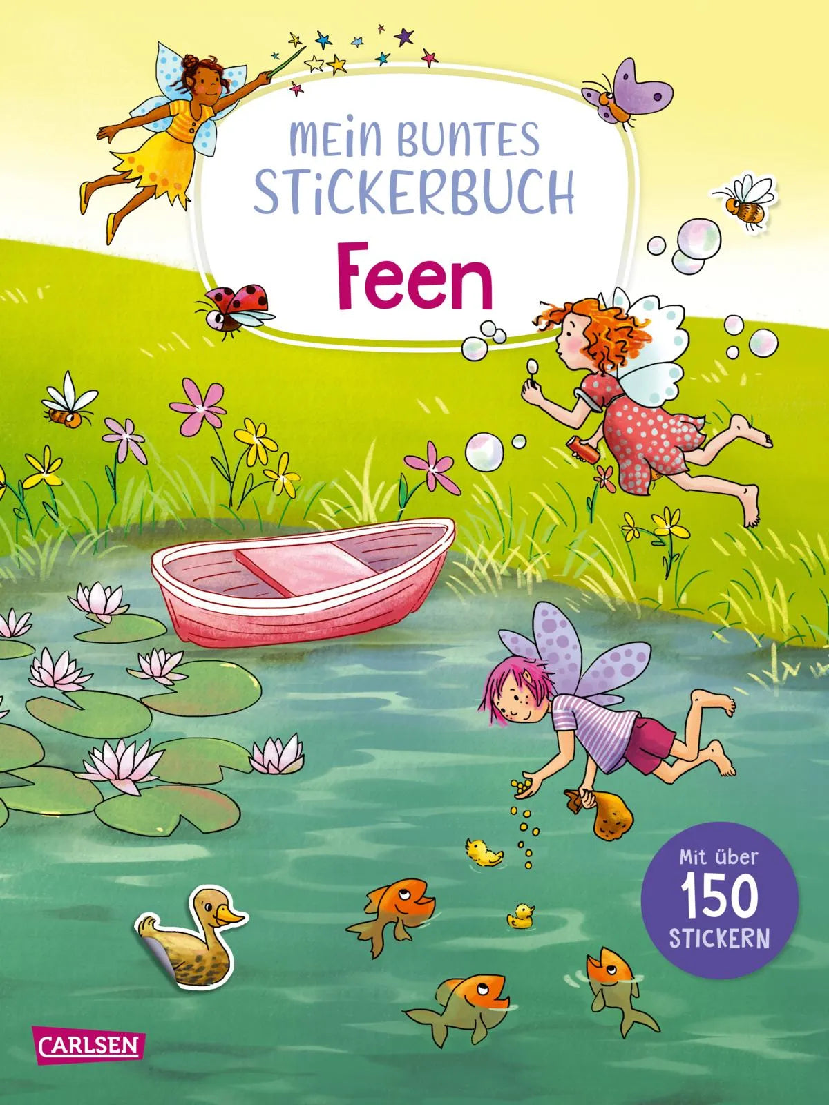 Buchcover von 'Mein buntes Stickerbuch: Feen' - Taschenbuch von Laura Leintz