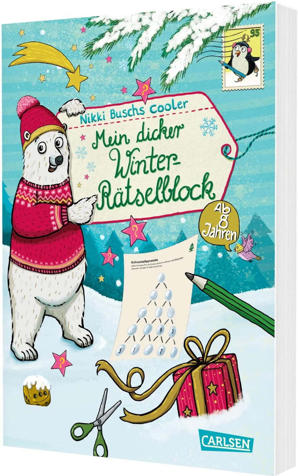 Cover: Mein dicker Winter-Rätselblock (Taschenbuch) von Nikki Busch