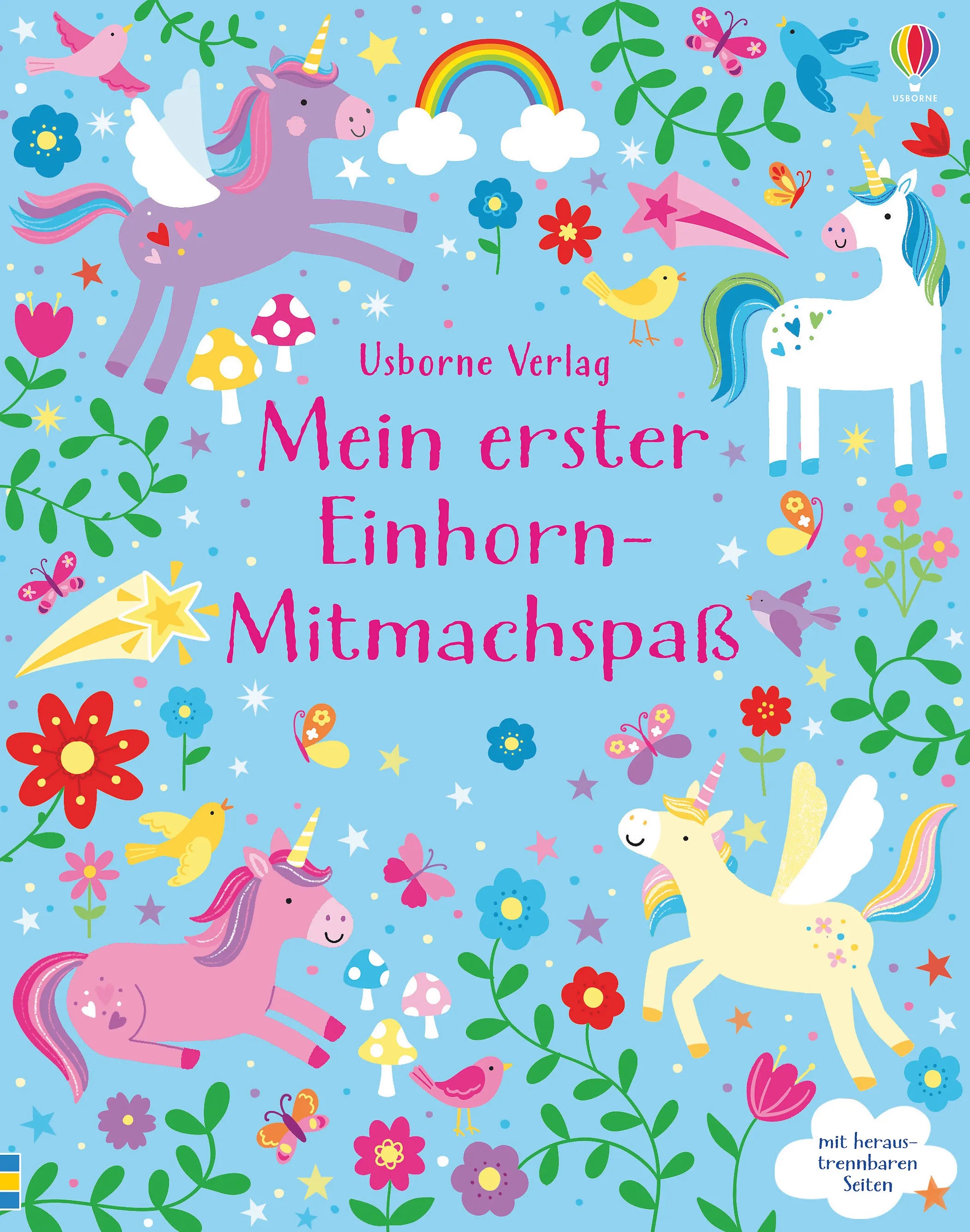 Buchcover von 'Mein erster Einhorn-Mitmachspaß' - Taschenbuch von Kirsteen Robson