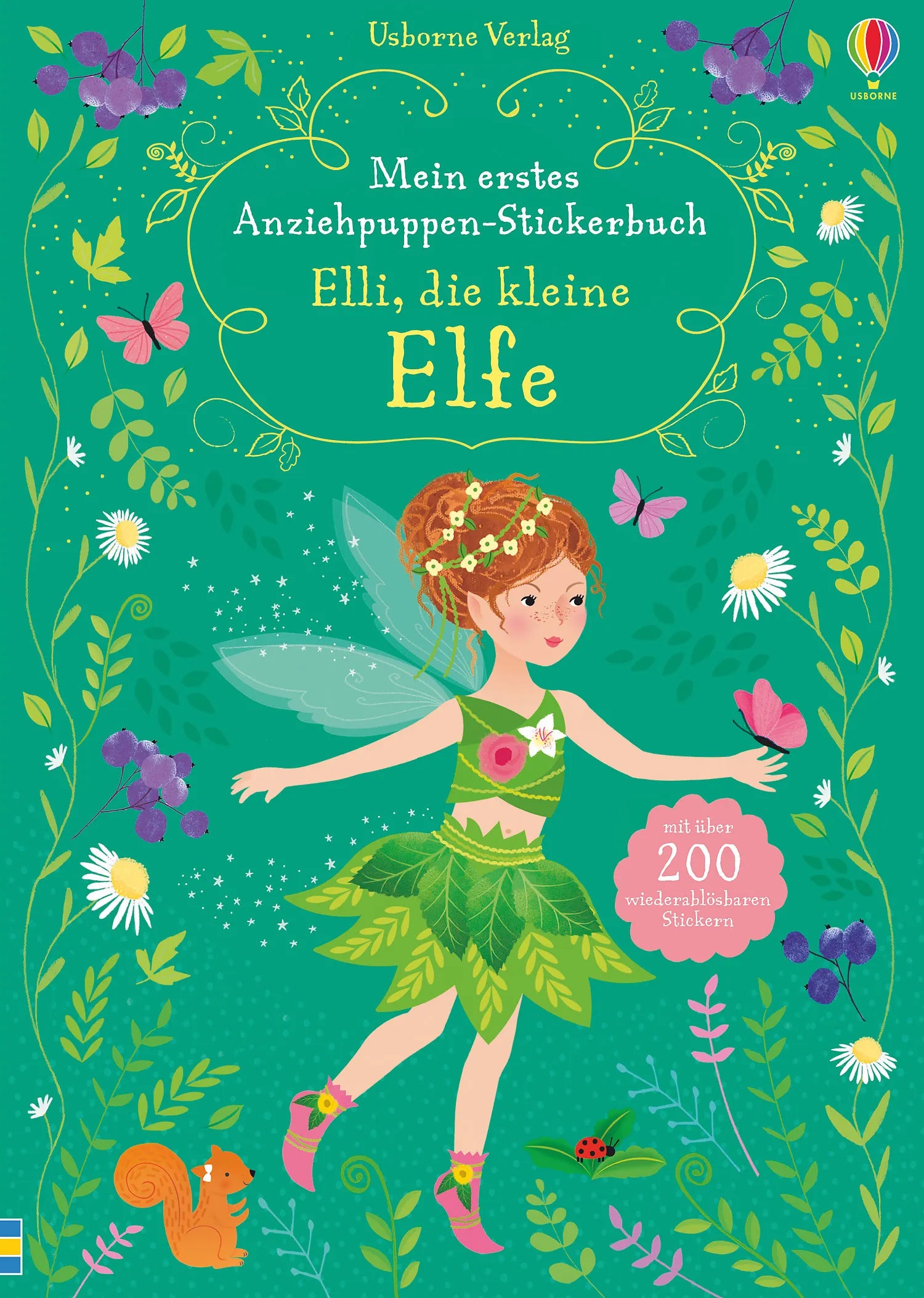 Buchcover von 'Mein erstes Anziehpuppen-Stickerbuch: Elli, die kleine Elfe' - Taschenbuch von Fiona Watt