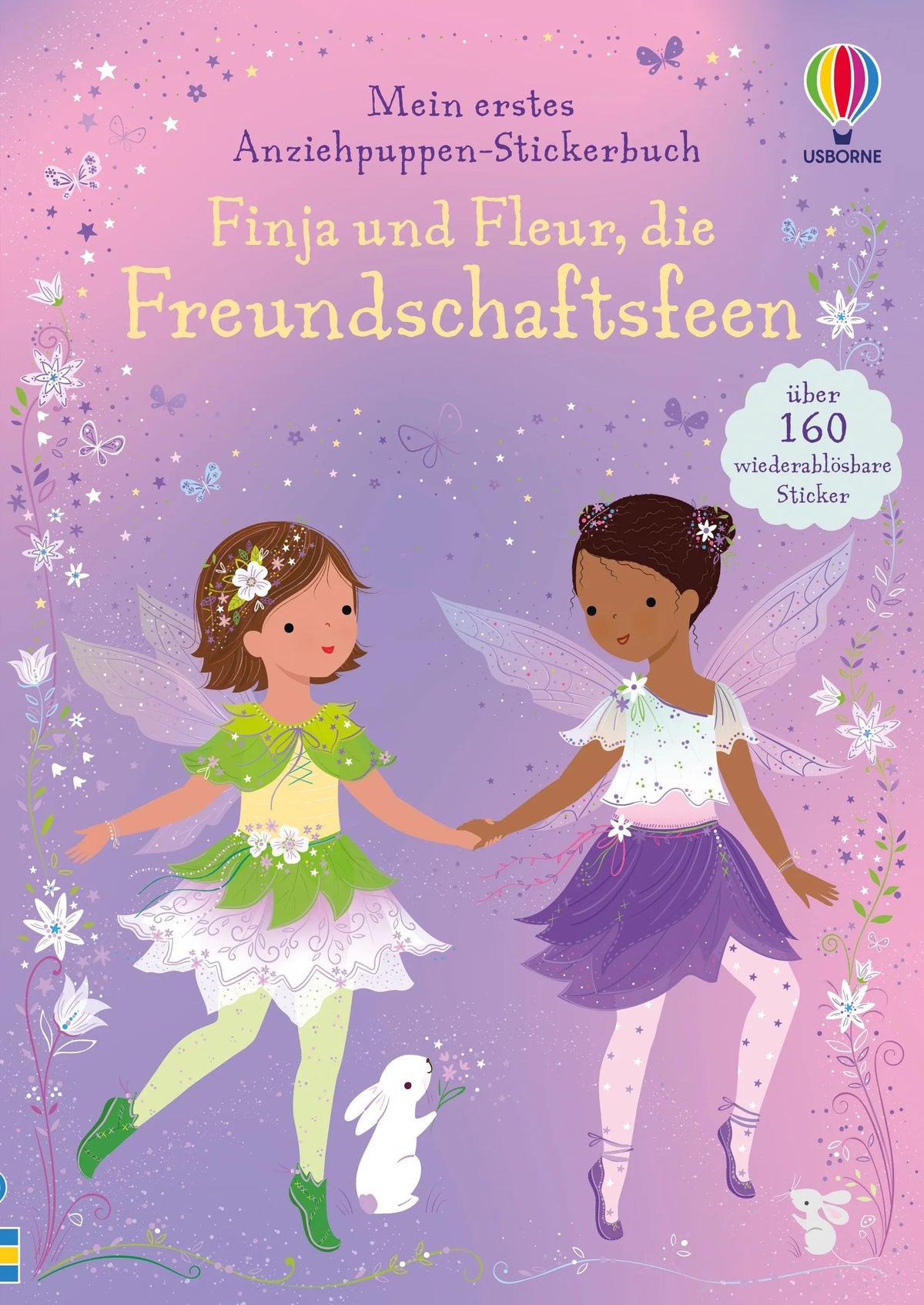 Cover: Mein erstes Anziehpuppen-Stickerbuch: Finja und Fleur, die Freundschaftsfeen (Taschenbuch) von Fiona Watt
