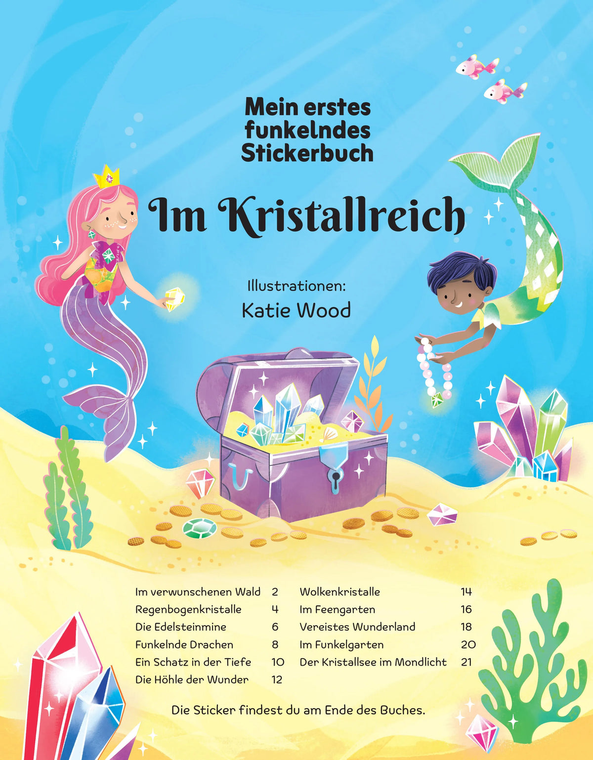 Detailansicht: Mein erstes funkelndes Stickerbuch: Im Kristallreich (Taschenbuch)